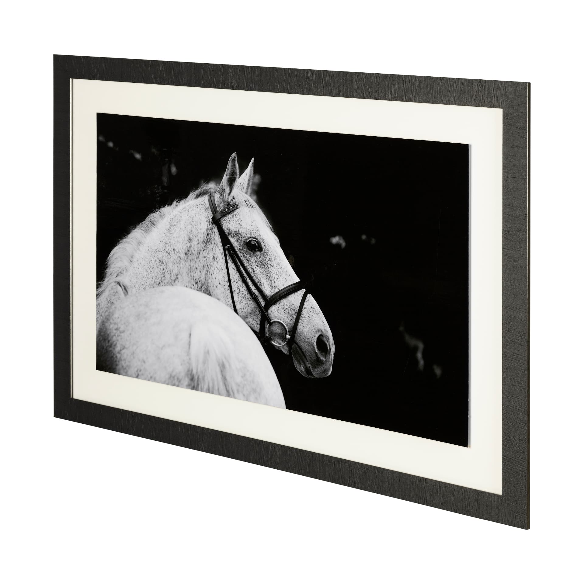 Bridled Beauty by KaCee Erle a Hand Embellished Textured Framed Photo Art Print Matted under Glass — product photograph