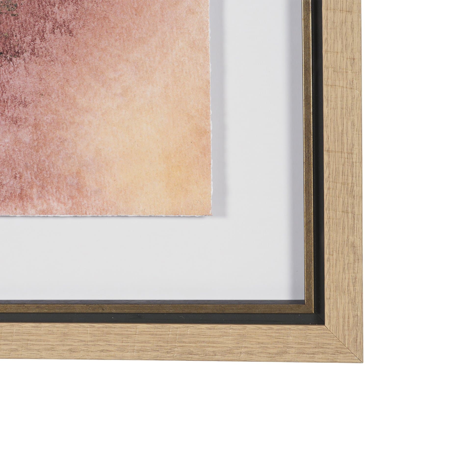 Let It Be by Ira Havuka Hand-Embellished Textured Framed Artwork Matted under Glass — product photograph