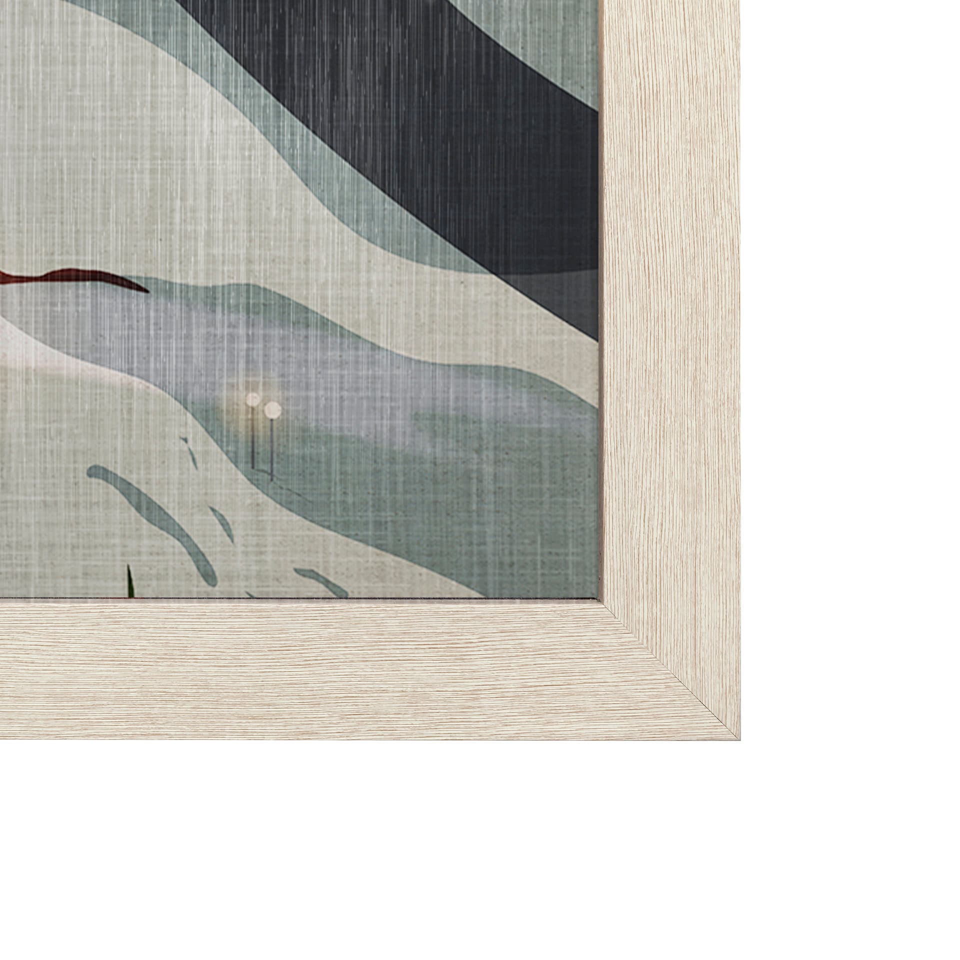 Tremblant Go Canada (L) by Mercana Studio a Hand Embellished Decograph Framed Art Print — product photograph