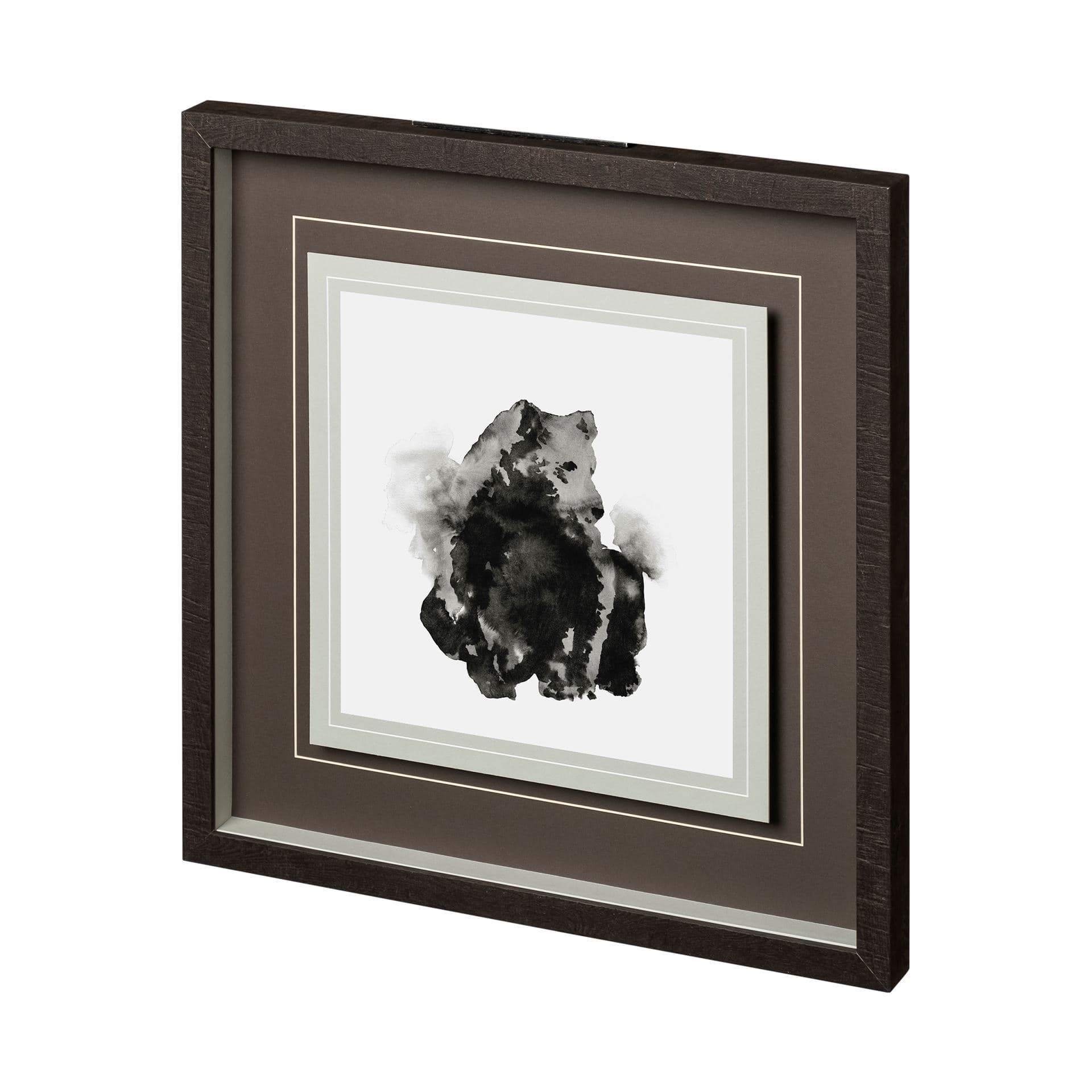 Keemun by Kristine Hegre a Hand Embellished Textured Framed Art Print Matted under Glass — product photograph
