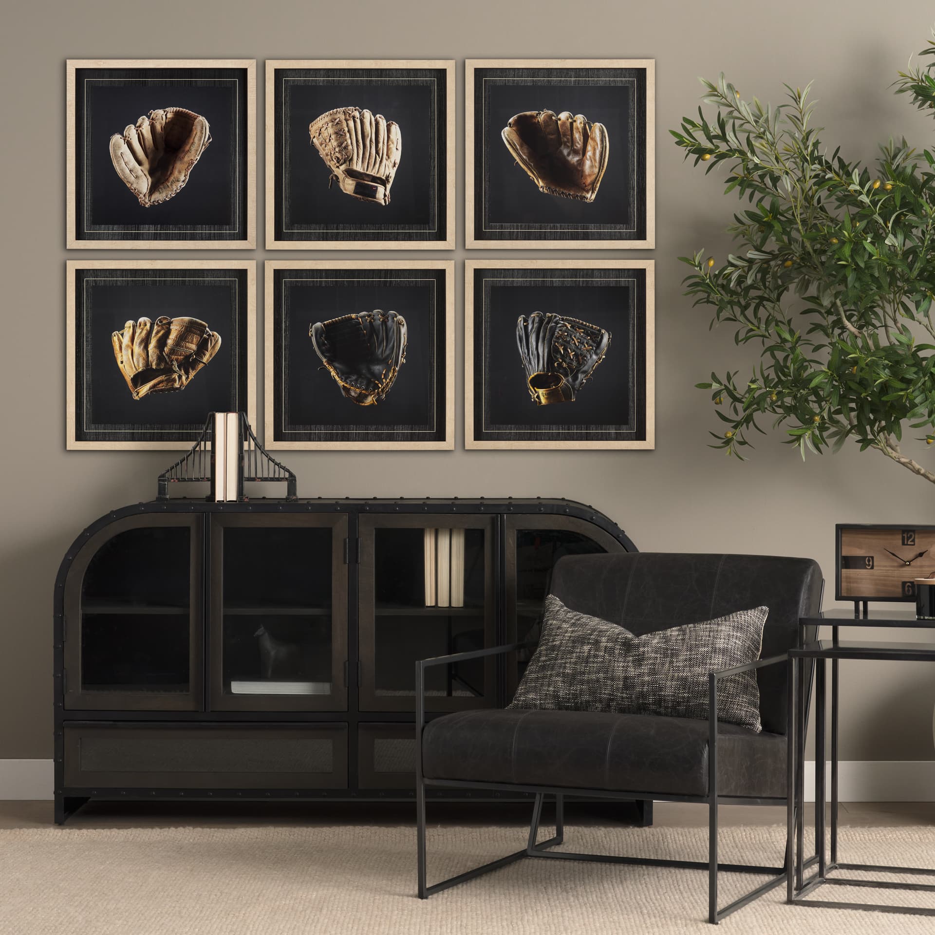 Pop Fly I by Mercana Studio a Hand Embellished Textured Framed Photo Art Print Matted under Glass — in a styled room