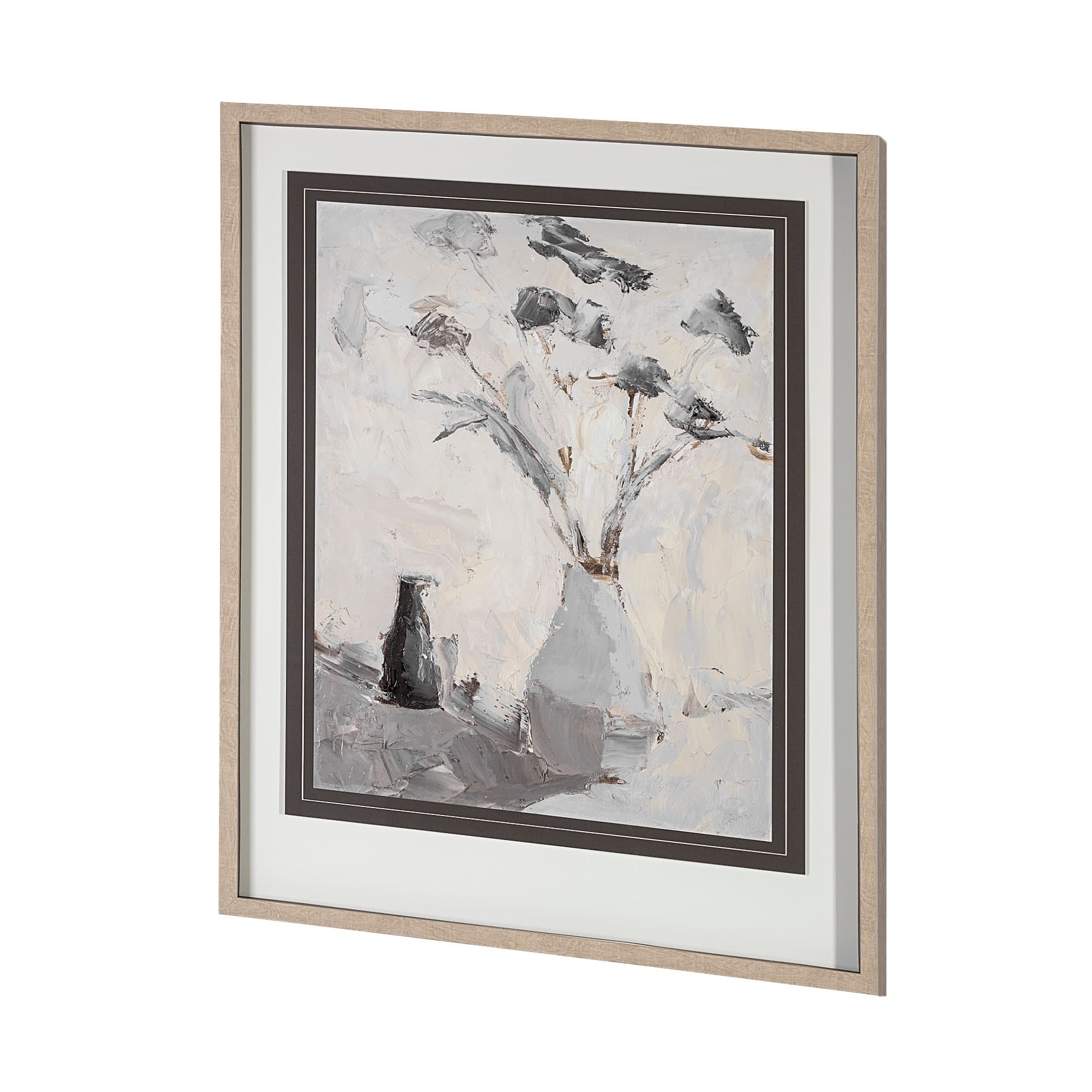 Still Life by Julie Devine a Hand Embellished Textured Framed Art Print Matted under Glass — product photograph