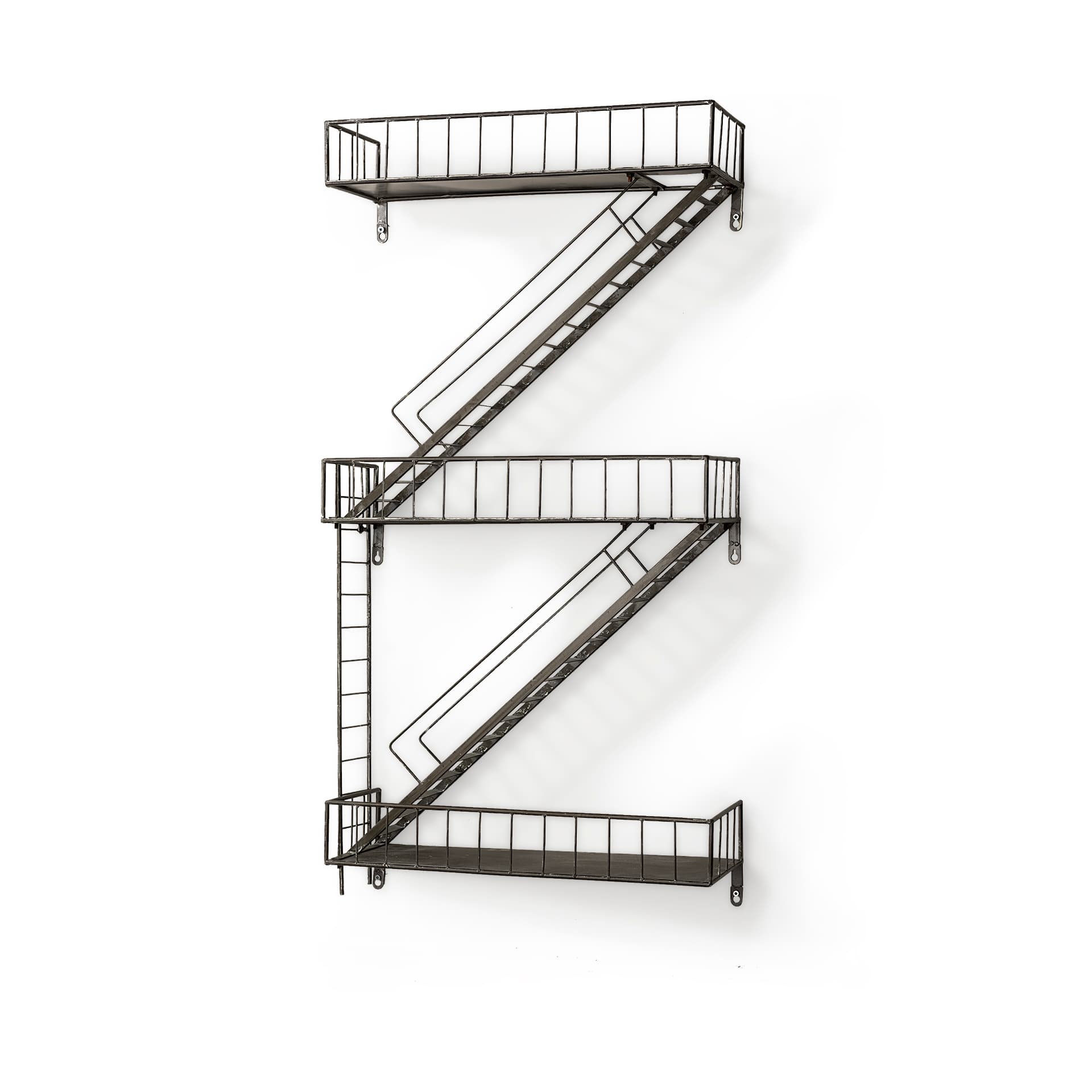 Gastown 42H Wall Mounted Fire Escape Shelf — product photograph