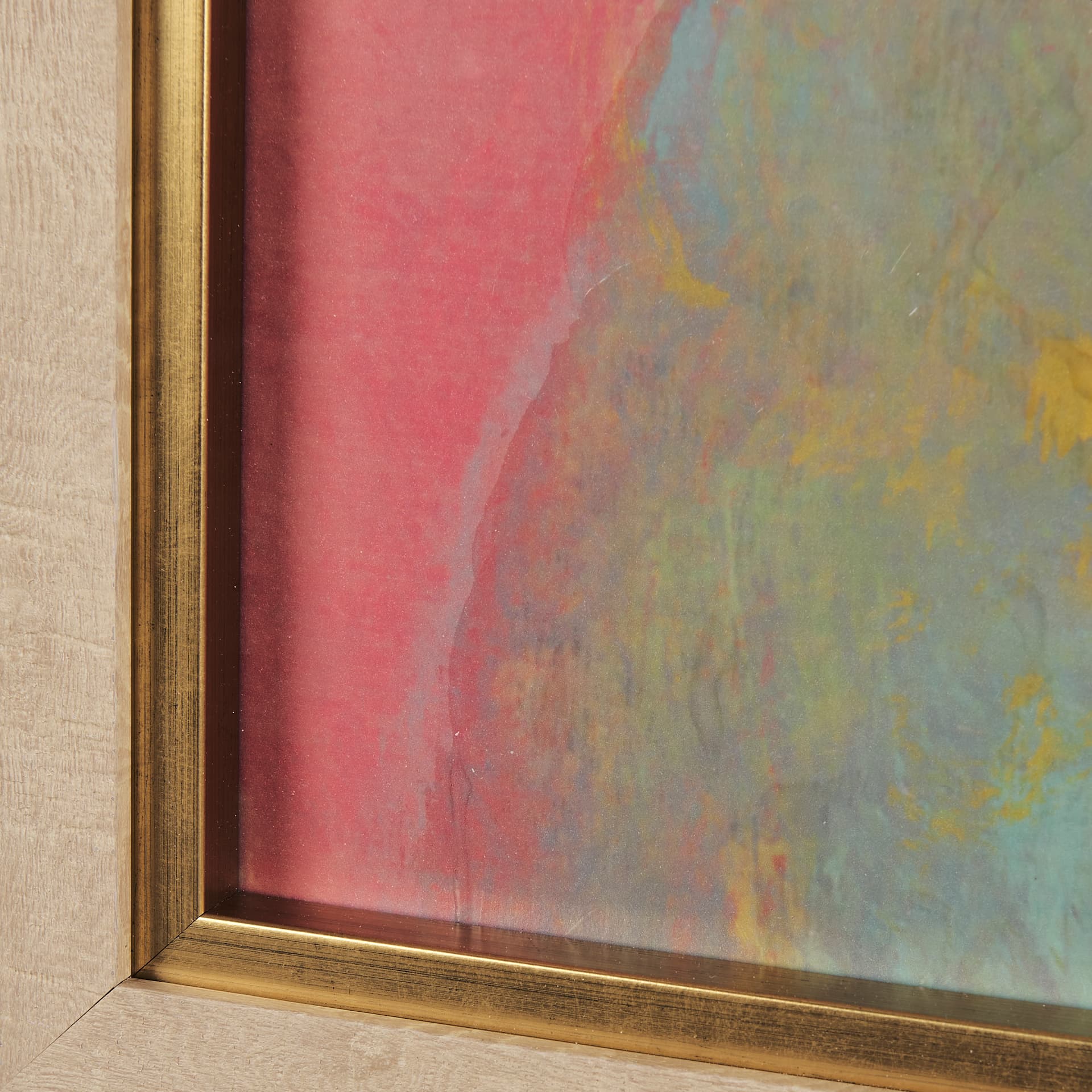Pop Birds - Sore by Mercana Studio a Hand Embellished Textured Framed Art Print Matted under Glass — product photograph