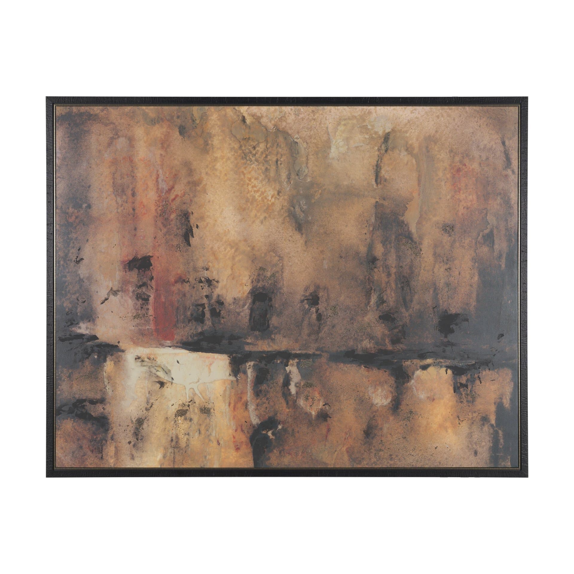 Give or Take by Ira Havuka Hand-Embellished Textured Framed Canvas Artwork — product photograph