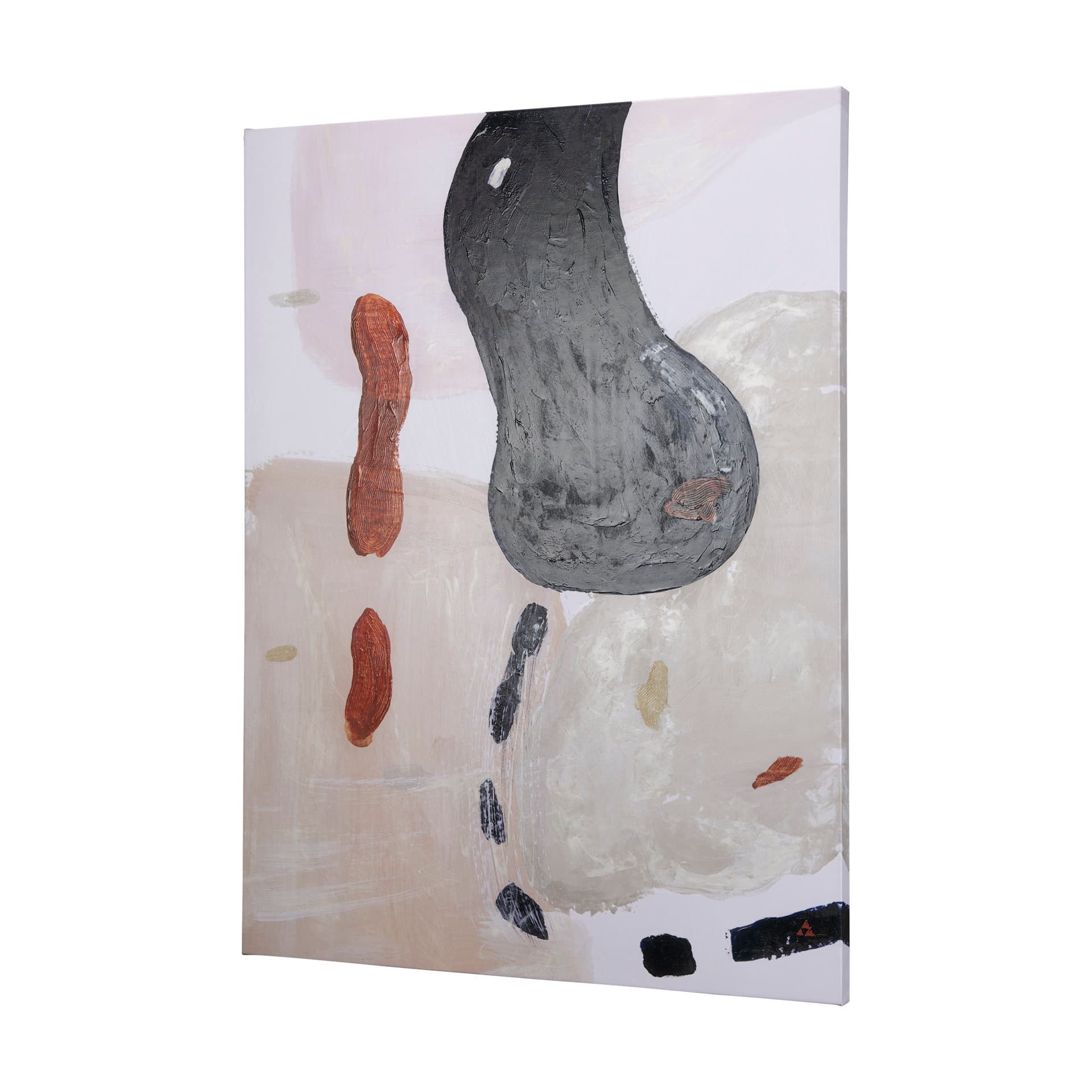 Color Blocks II by Mercana Studio a Hand Embellished Textured Canvas — product photograph