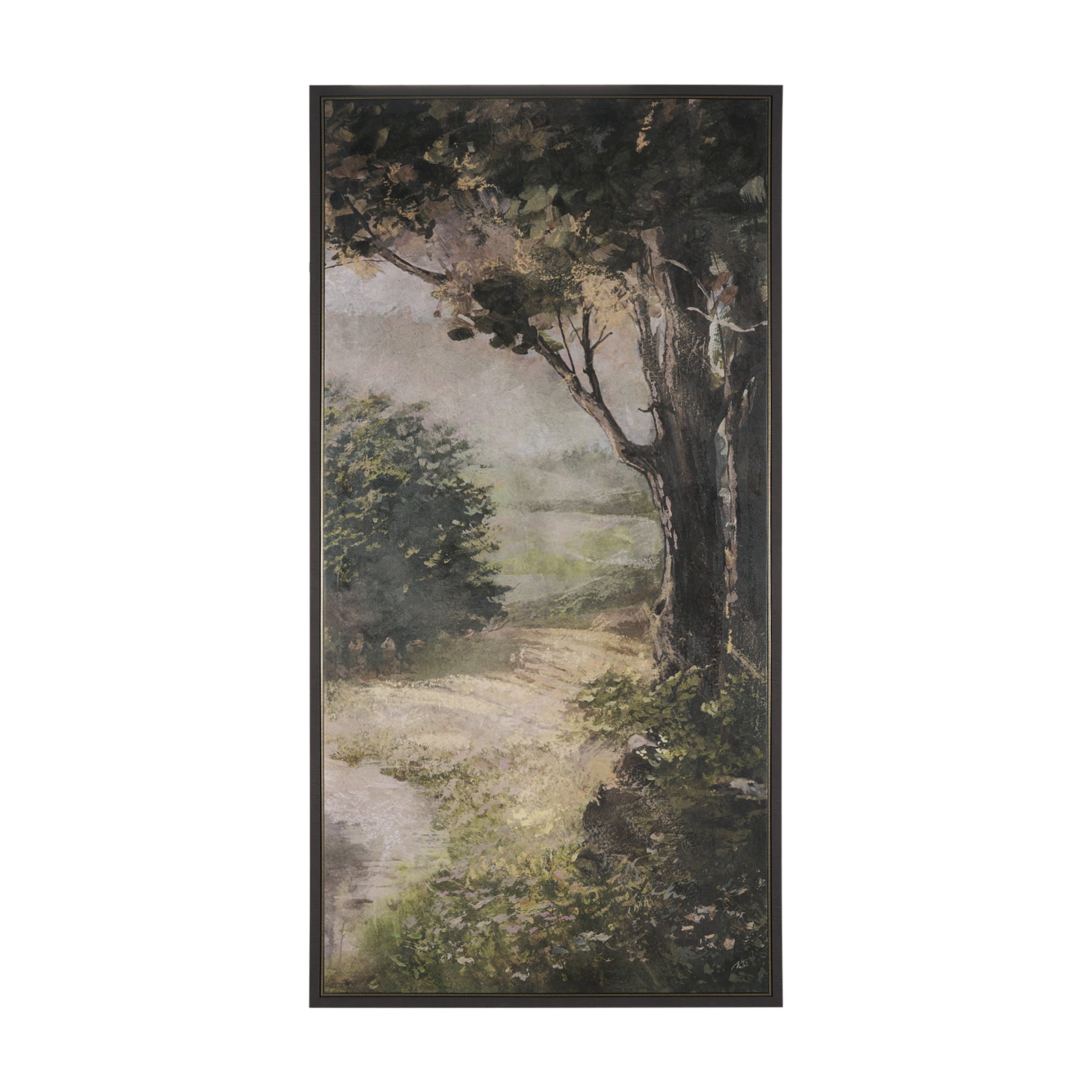 Silent Forest III by Mercana Studio Hand-Embellished Textured Framed Canvas Artwork — product photograph