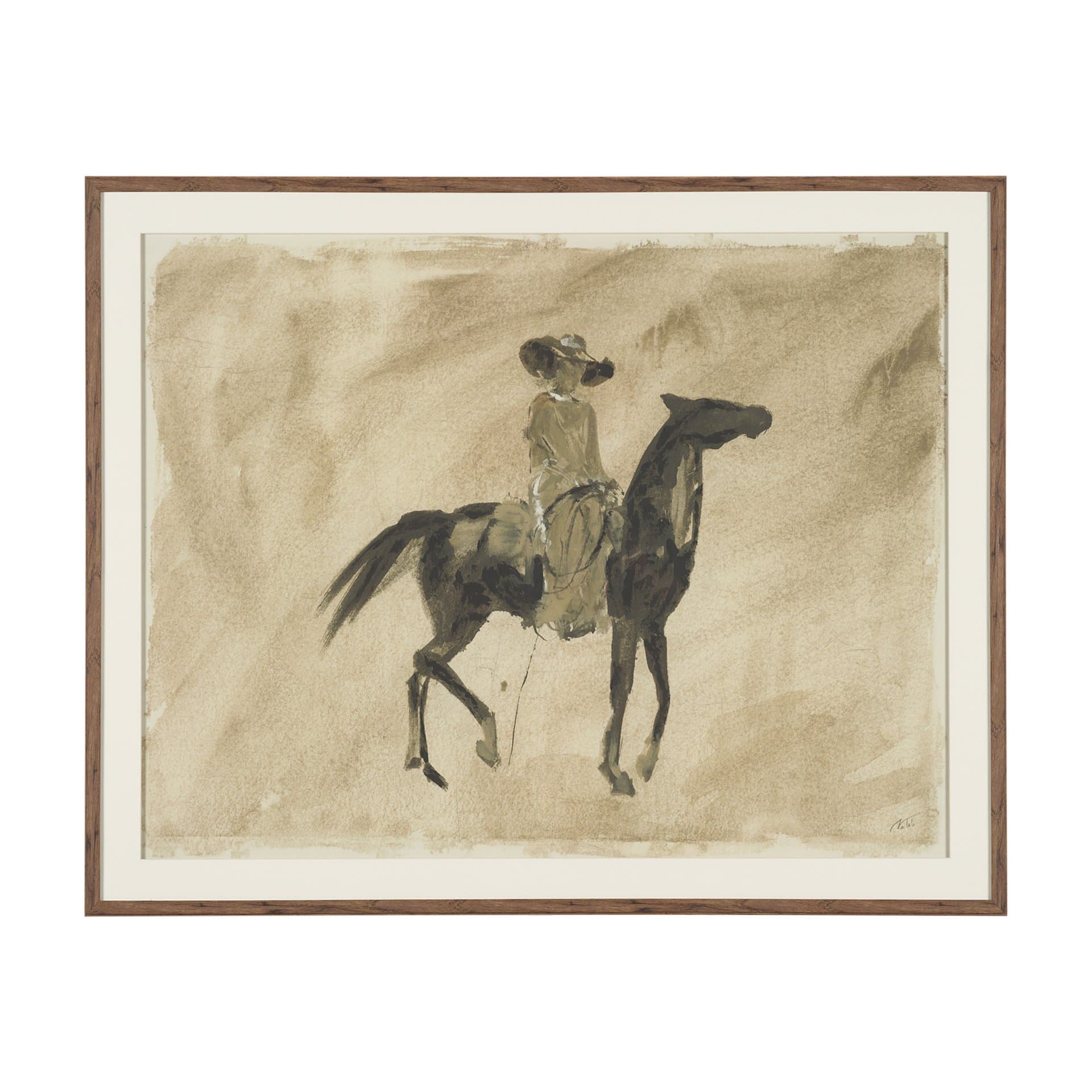 Sablette by Mercana Studio Textured Framed Artwork Matted under Glass — product photograph