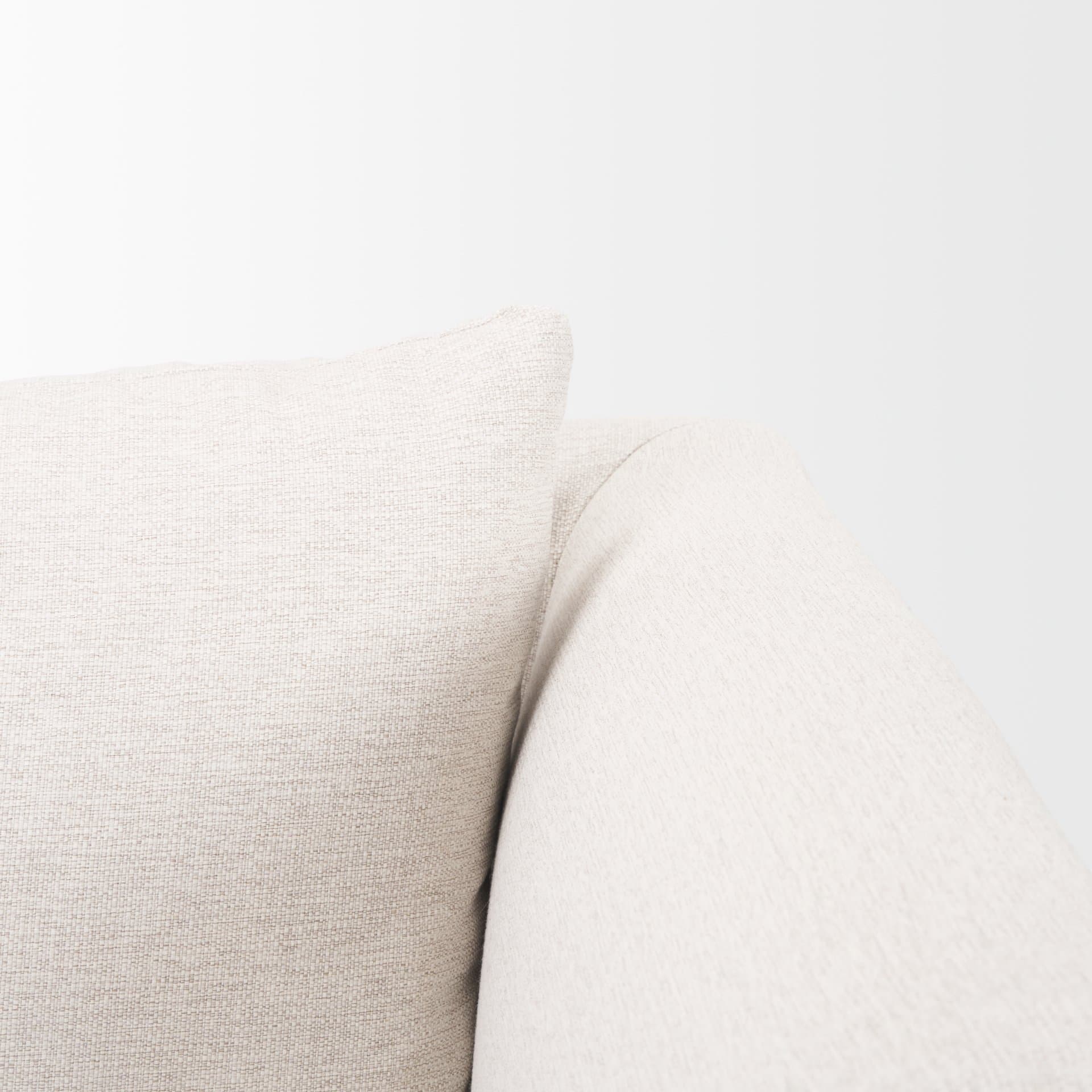 Halston Right Arm Sectional Piece Oatmeal Performance Fabric — product photograph