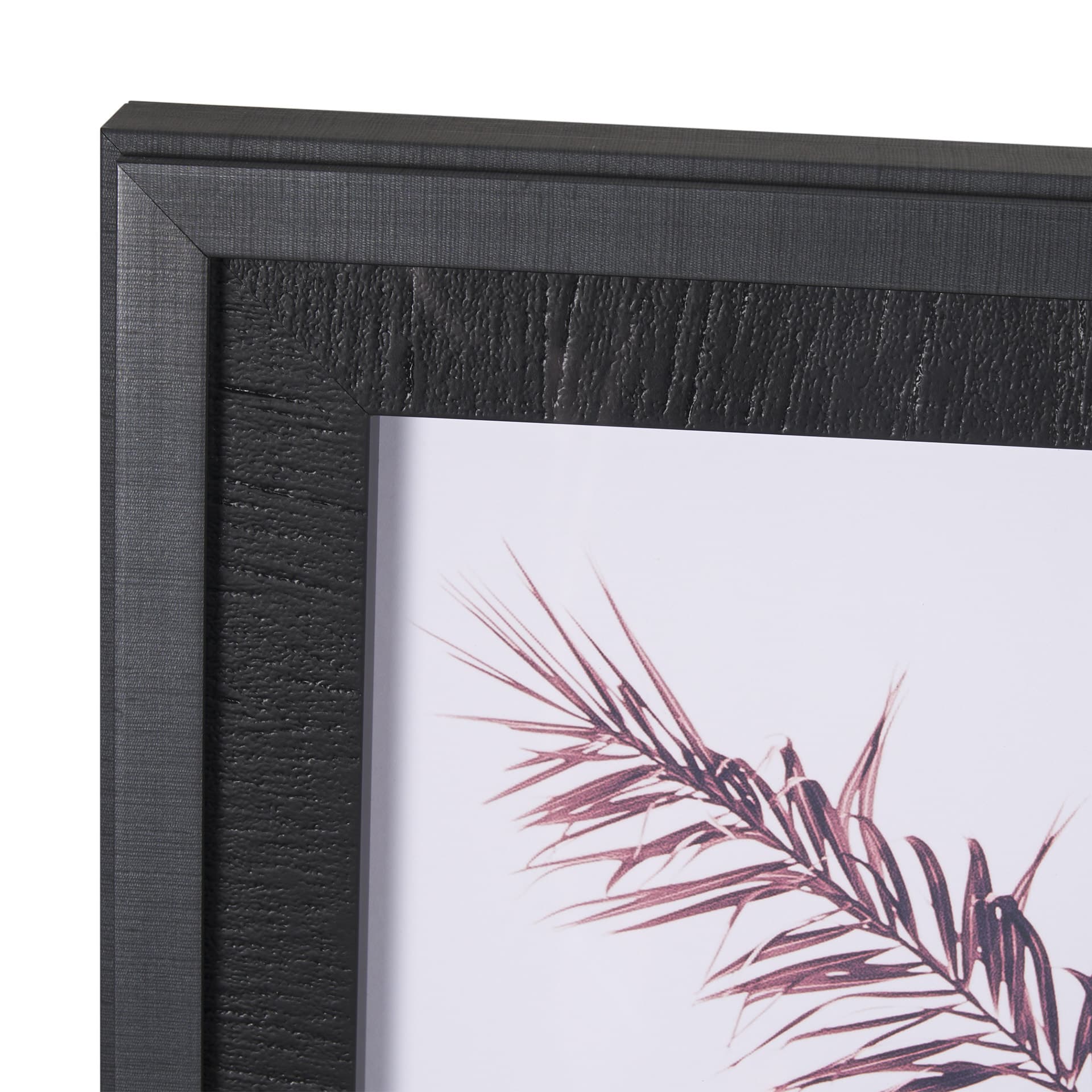 Pink Palms Horizontal by Deborah Revell a Framed Photo Art Print Matted under Glass — product photograph