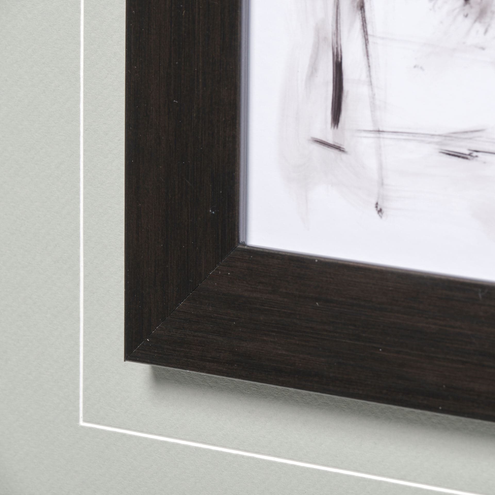 Dynamic Bison I by Ethan Harper a Hand Embellished Textured Framed Art Print Matted under Glass — product photograph