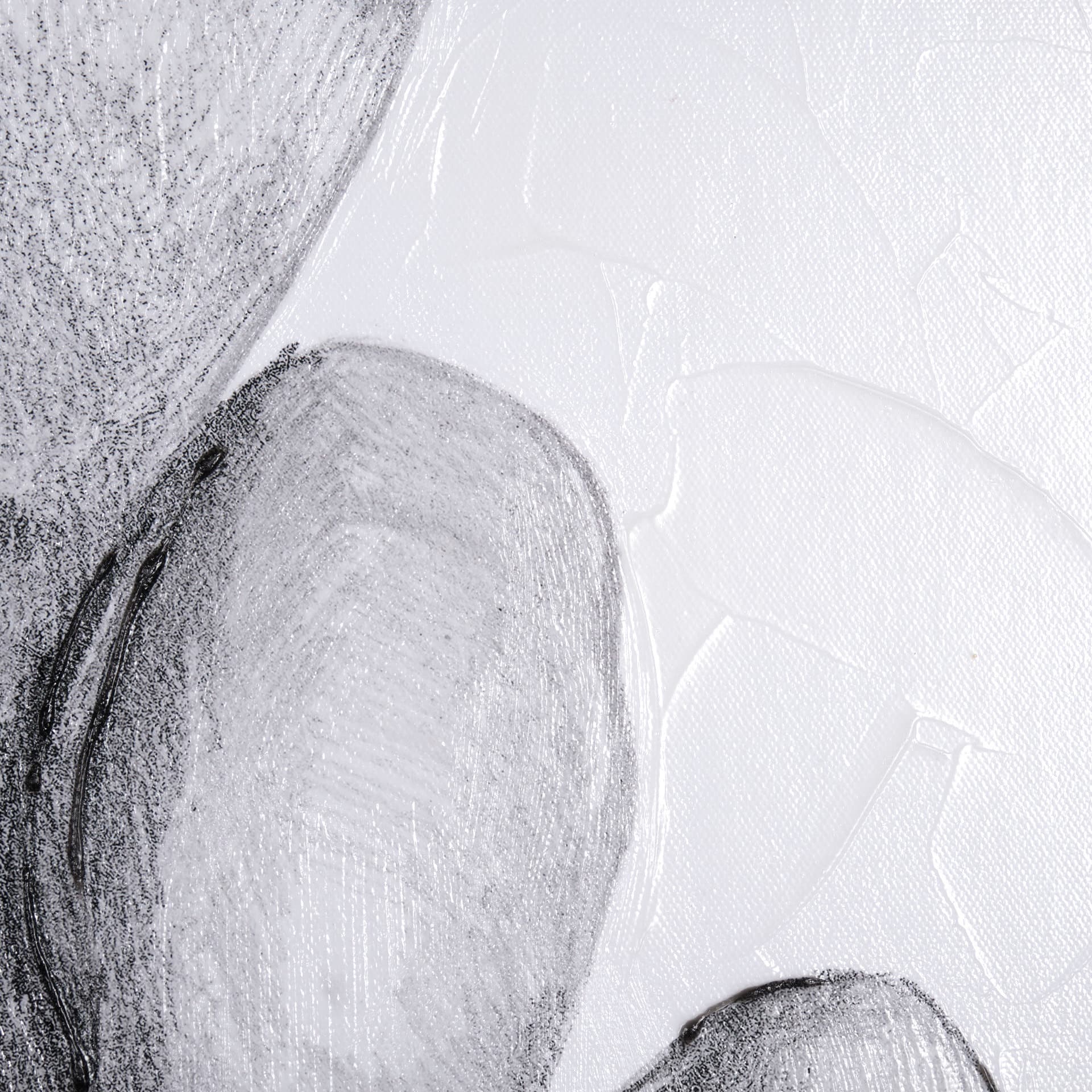 Hand Signs II by Jennifer Paxton Parker a Hand Embellished Textured Canvas — product photograph