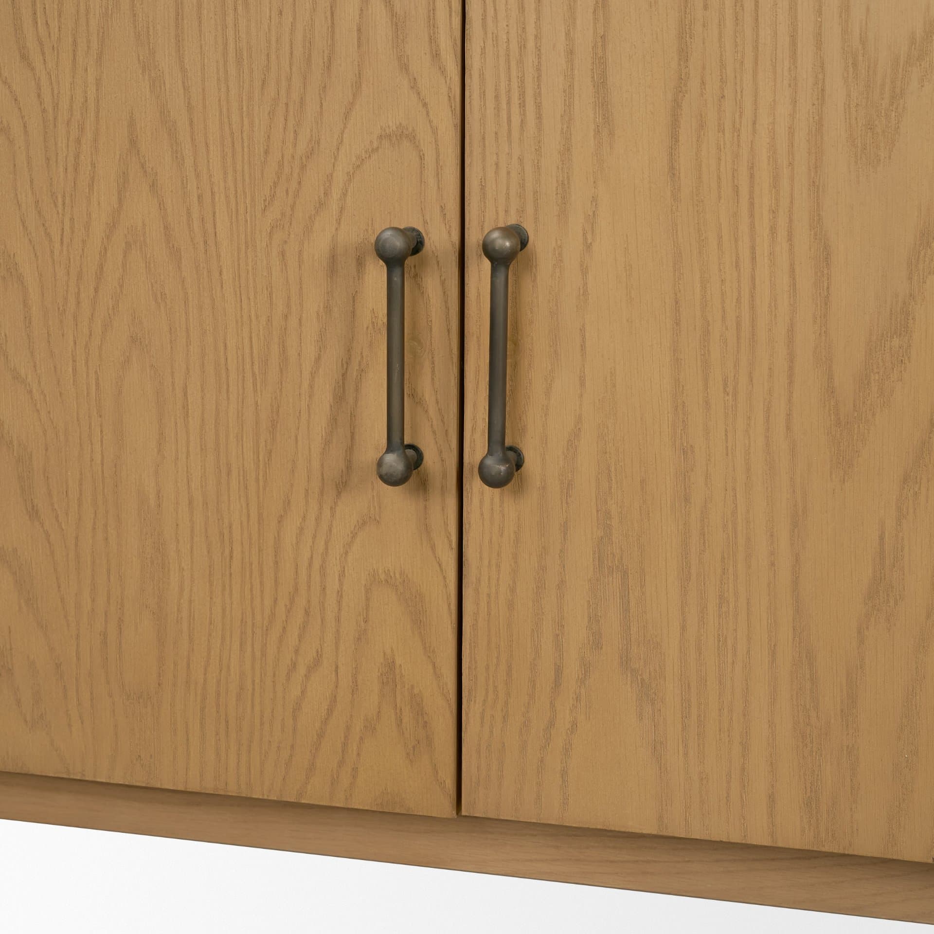 Hollis Warm Brown Wood 4-Door Closed Sideboard — product photograph