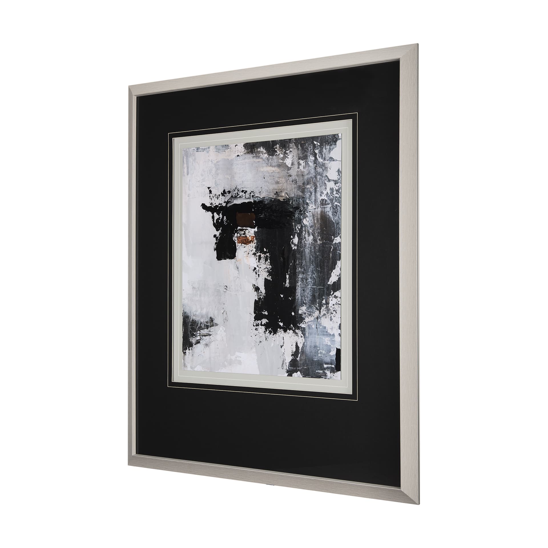 The Fog I by Mercana Studio a Hand Embellished Textured Framed Art Print Matted under Glass — product photograph