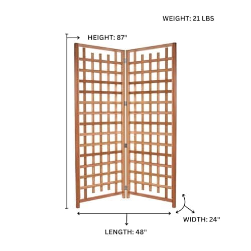 Cedar Twin Planter Boxes and Trellis Privacy Screen Set PL30-Twin — product photograph