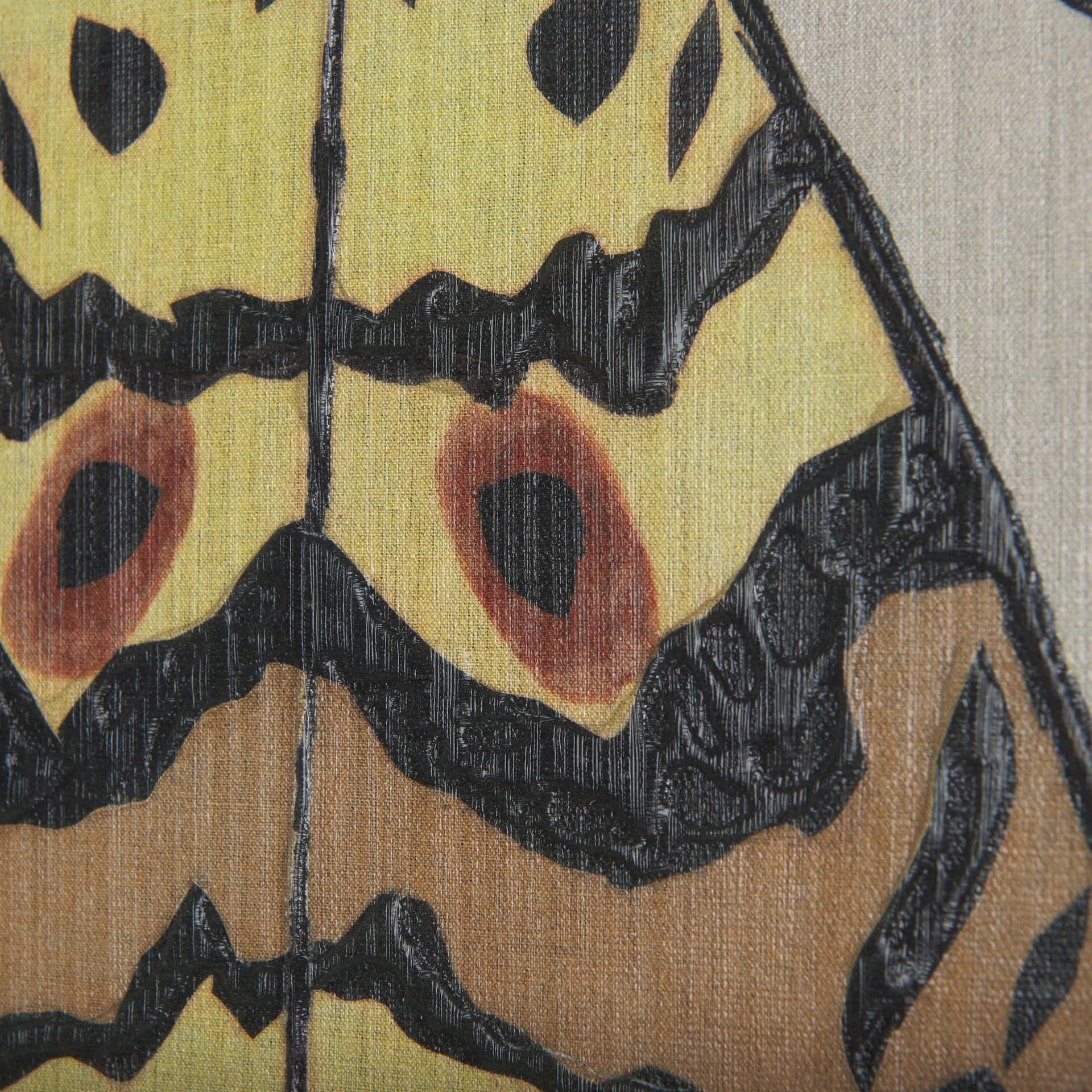 Moth III by Mercana Studio a Hand Embellished Textured Canvas — product photograph