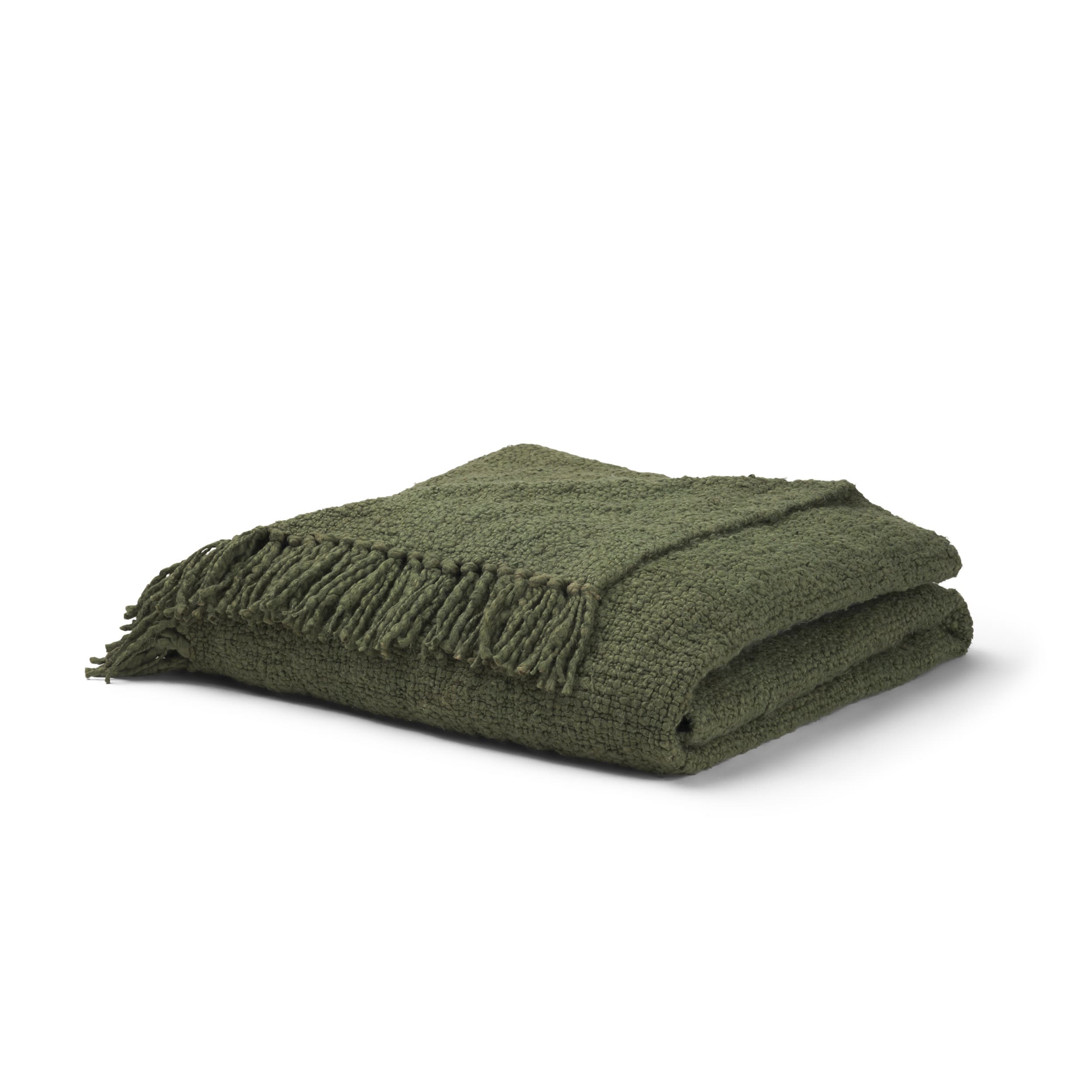 Kambal Evergreen Woven Cotton Throw Blanket — product photograph