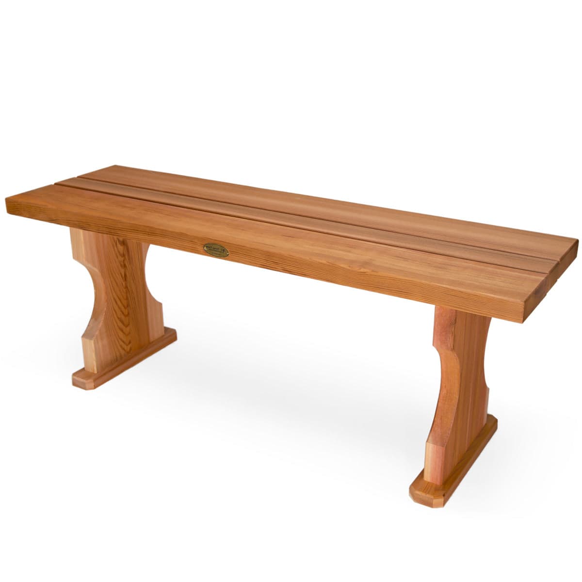 4-ft Cedar Backless Bench BB45 — product photograph