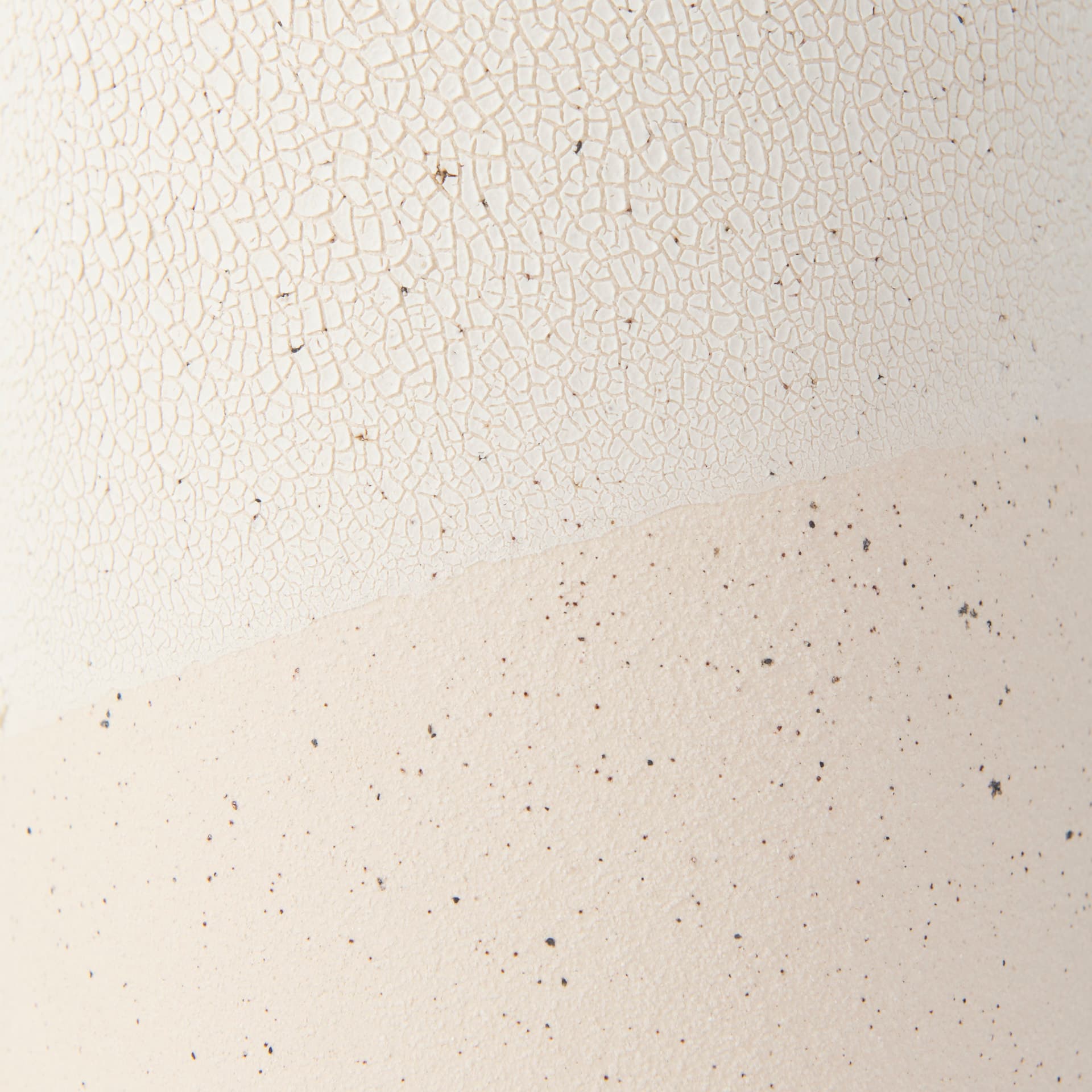 Salar 4.5L x 4.5W x 11.0H Cream Gourd Style Crackled Ceramic Vase — product photograph