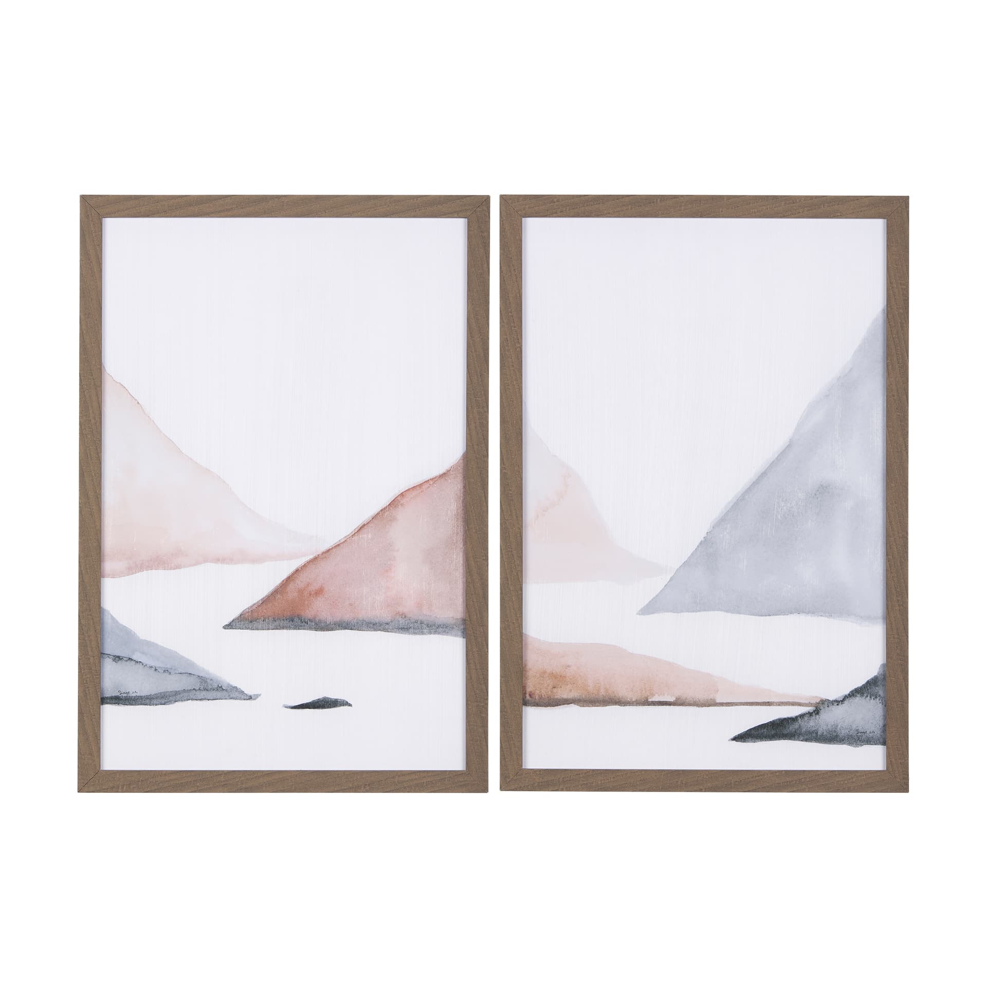Sandy Land I by Mercana Studio a Hand Embellished Textured Framed Art Print — product photograph
