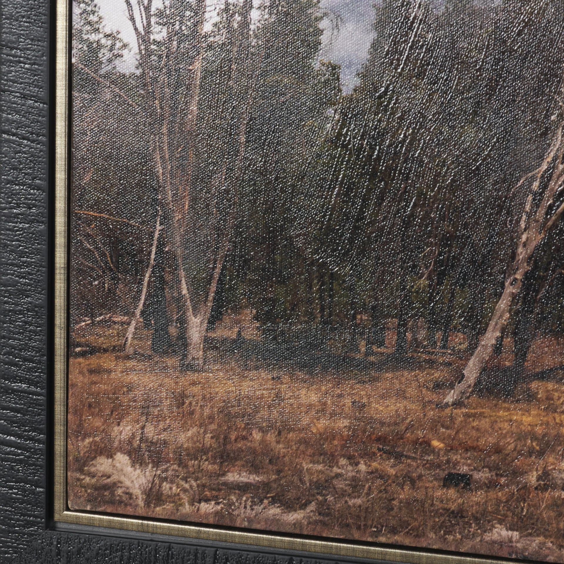 Misty Mountain by Gary Blatter Hand-Embellished Textured Framed Canvas Art Print — product photograph