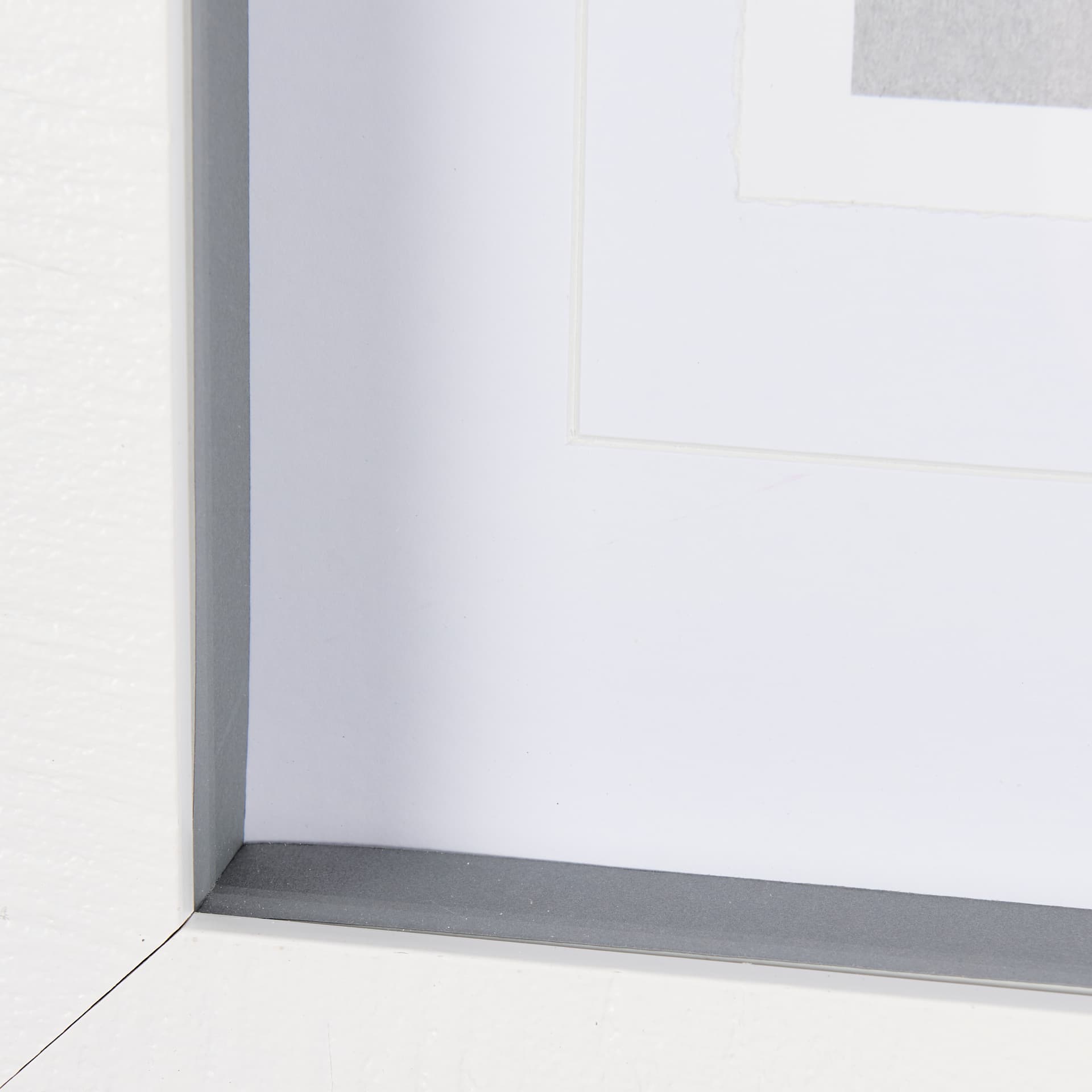 Botanical sketches IV (Grey) by Mercana Studio Hand Embellished Framed Art Print Matted under Glass — product photograph