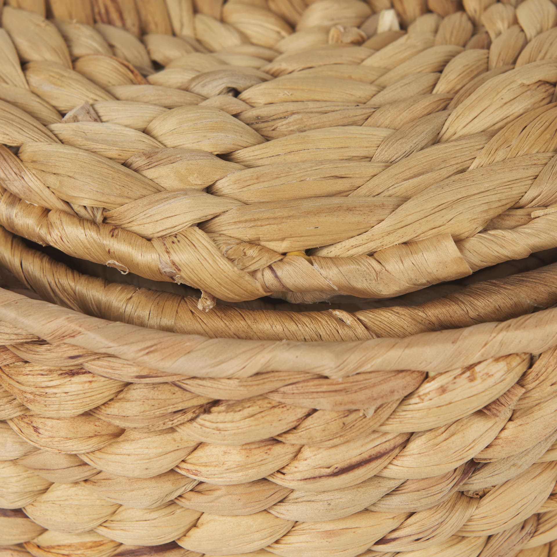 Kea Set of 3 Nesting Water Hyacinth Boxes with Lids — product photograph