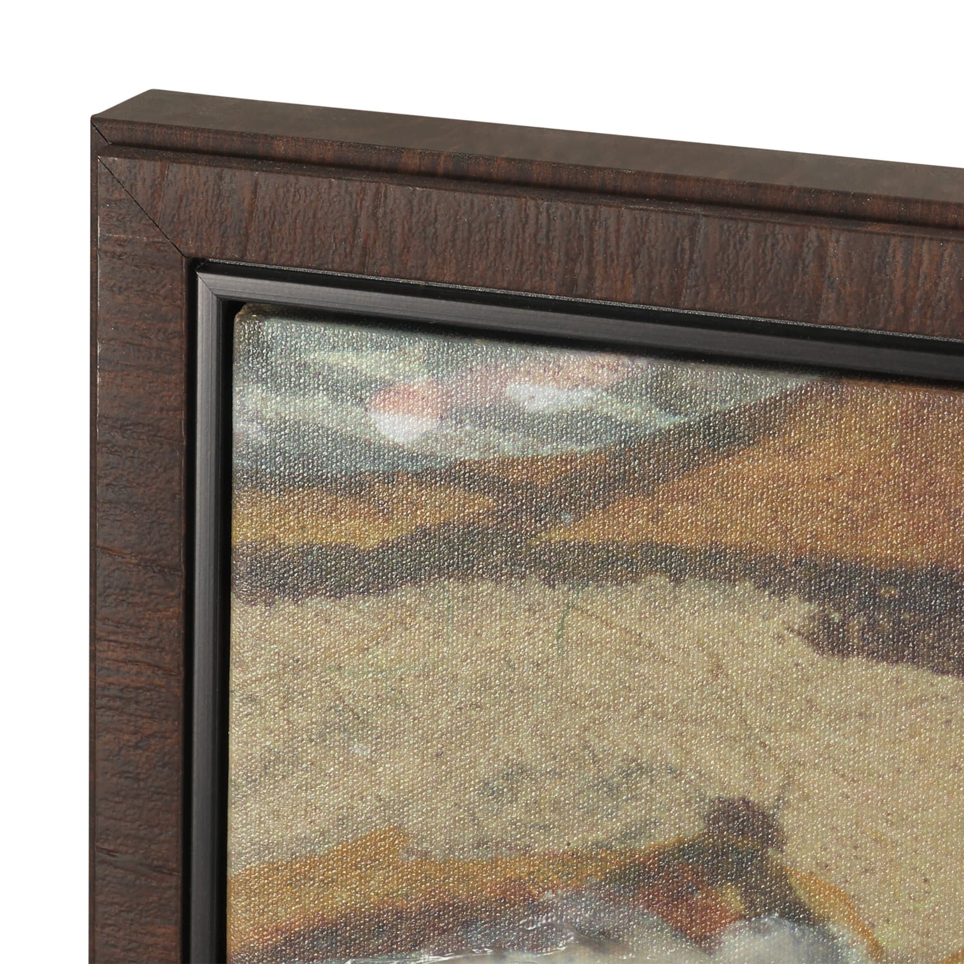 Rusttone I by Mercana Studio Hand-Embellished Textured Framed Canvas Artwork — product photograph