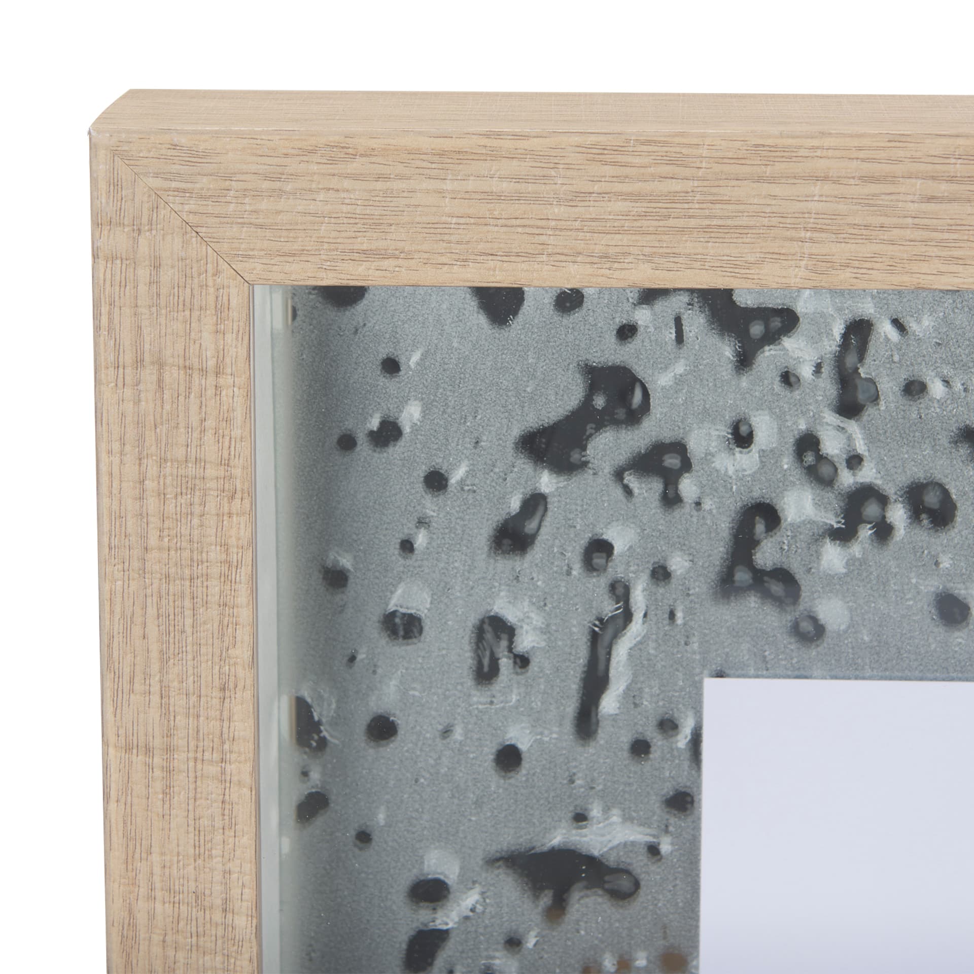 Eastern Blue II by Mercana Studio a Hand Embellished Textured Framed Art Print Matted under Glass — product photograph