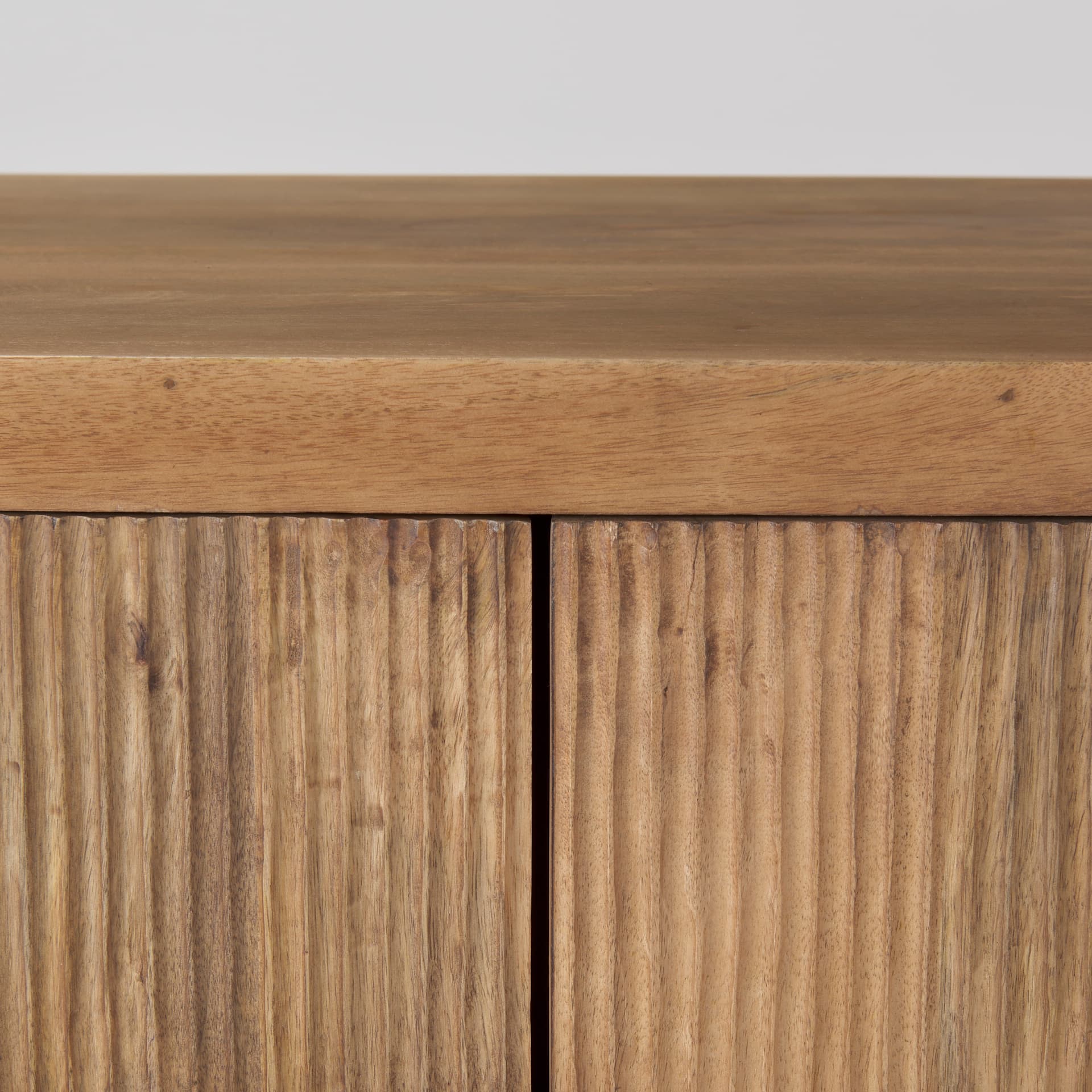 Cairo 36.0L x 19.5W x 36.0H 2 Door Wood and Metal Cabinet — product photograph