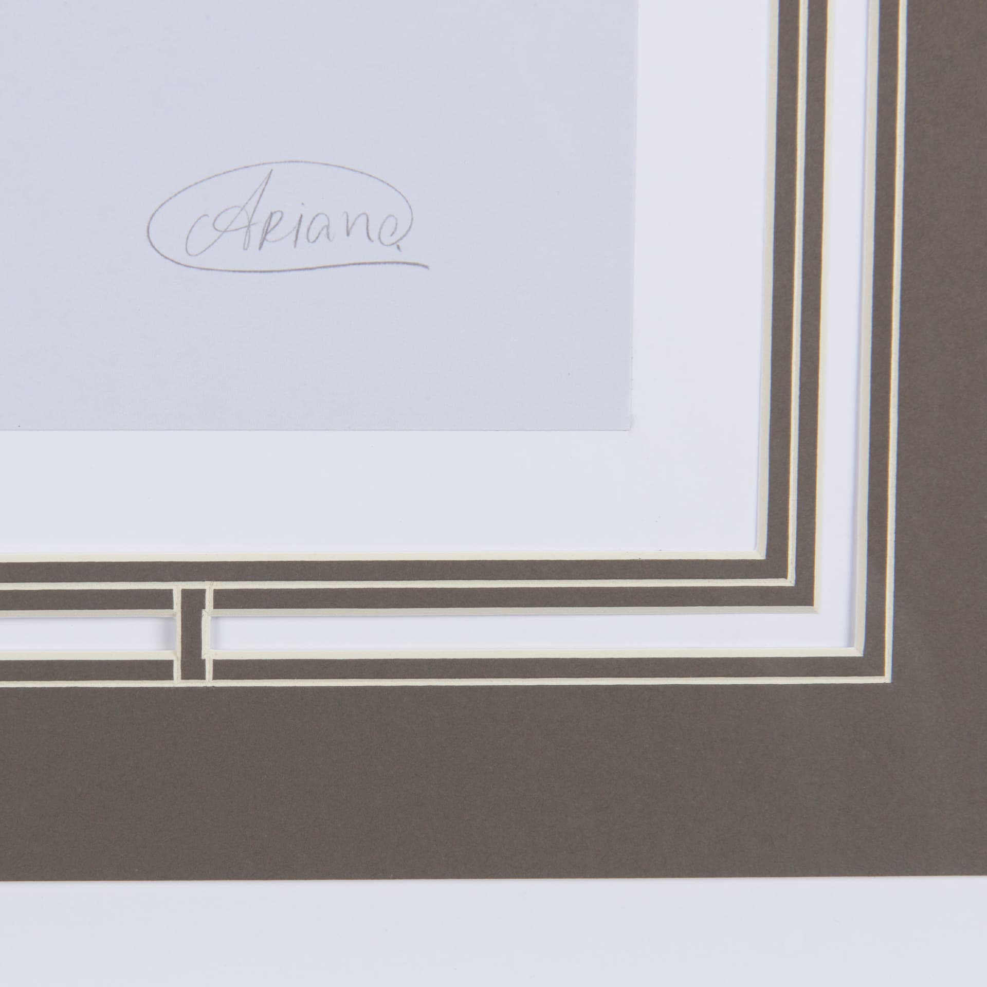 Andalusian I by Mercana Studio a Hand Embellished Textured Framed Art Print Matted under Glass — product photograph
