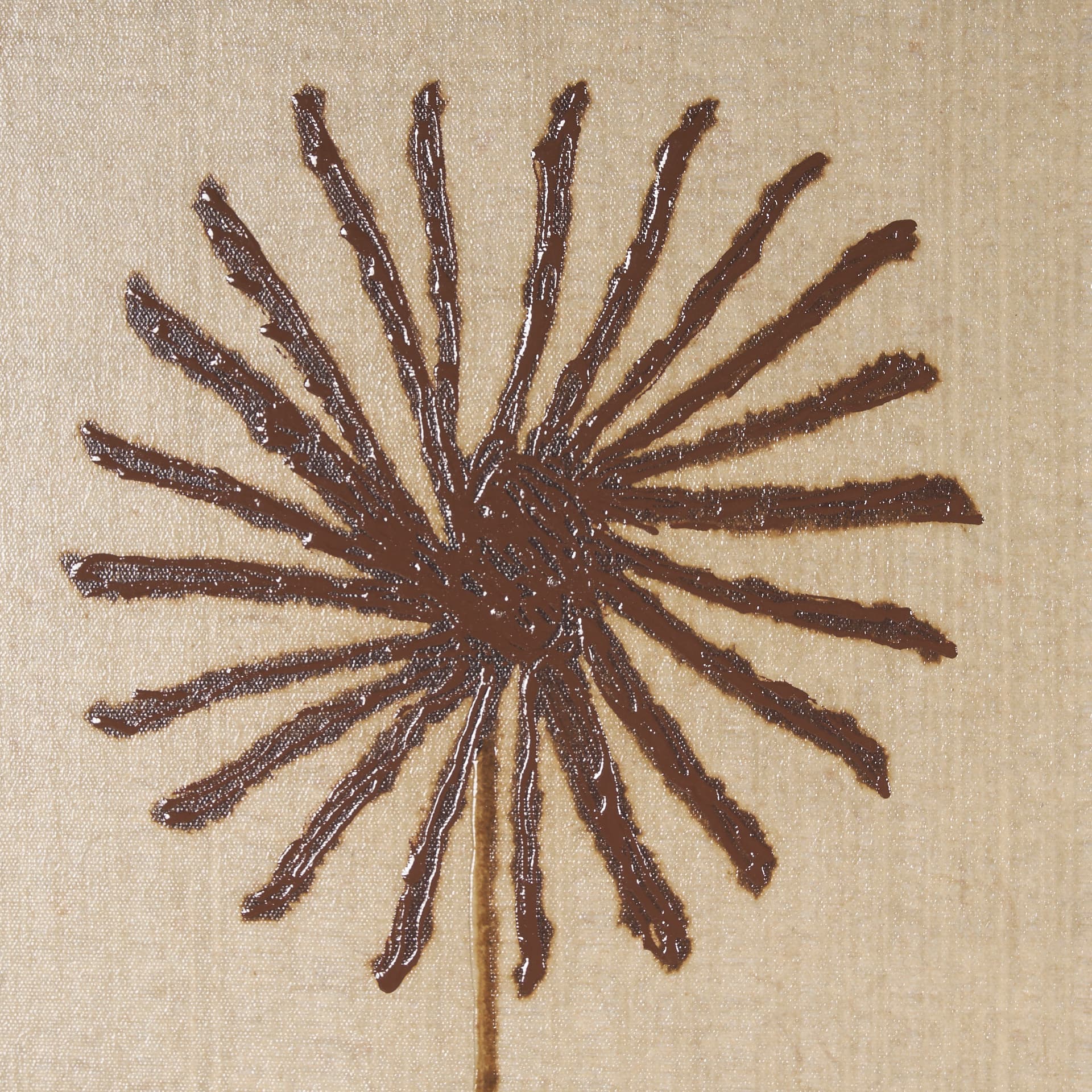 Spark I (Tan) by Mercana Studio a Hand Embellished Textured Framed Art Print — product photograph