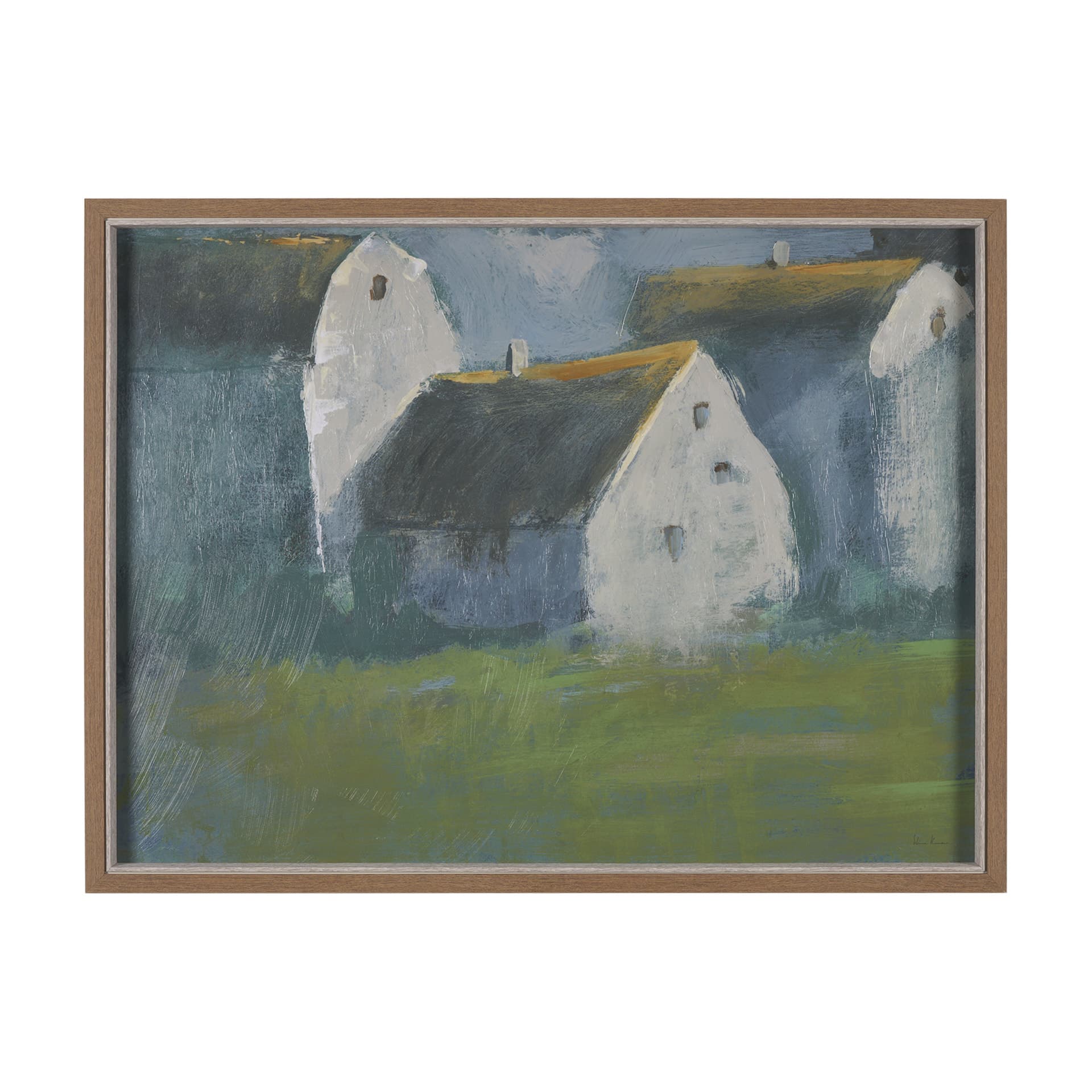 Structured View III by Mercana Studio a Hand Embellished Framed Art Print — product photograph