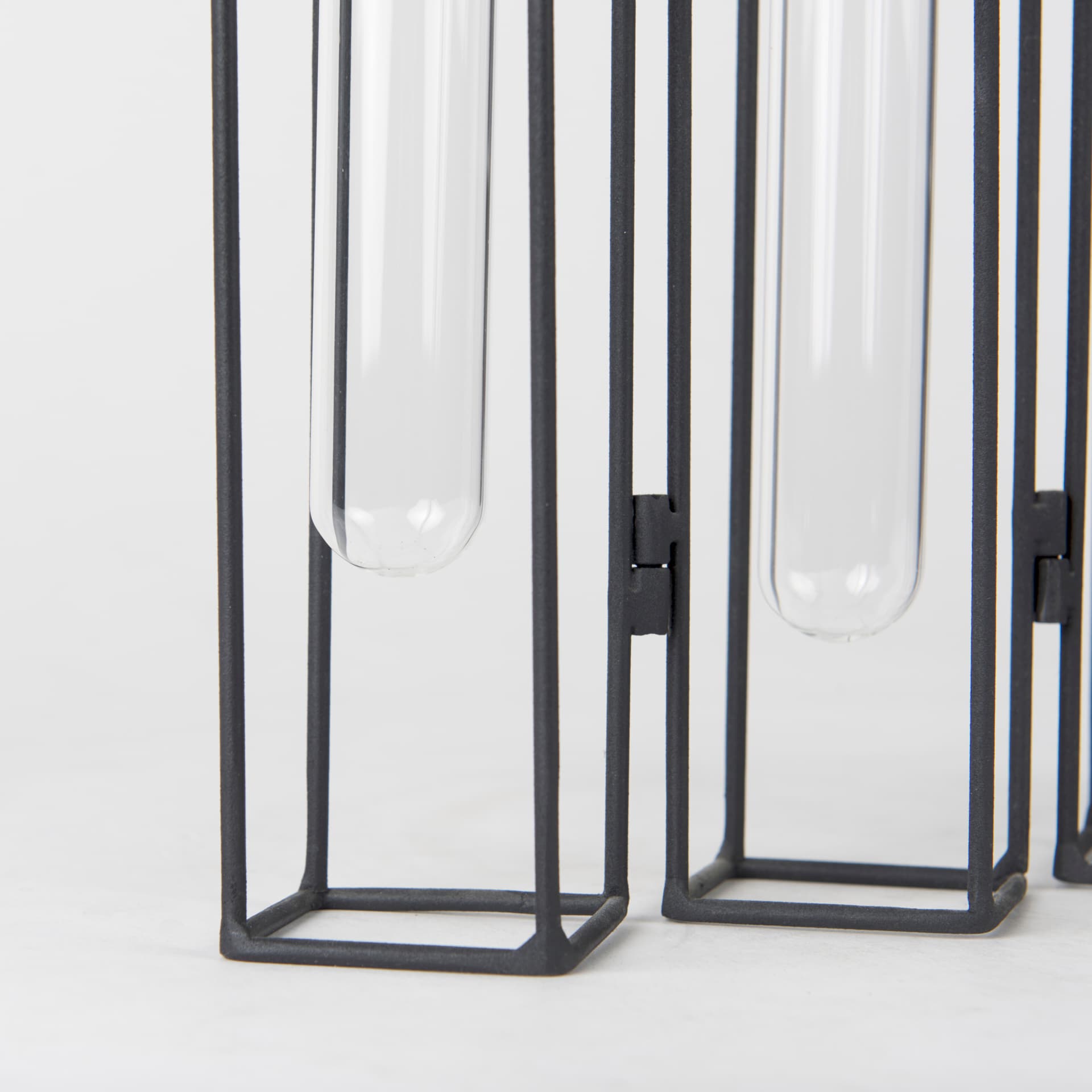 Mila 13.4L x 2.5W x 11.0H Metal and Glass Decorative Accent — product photograph