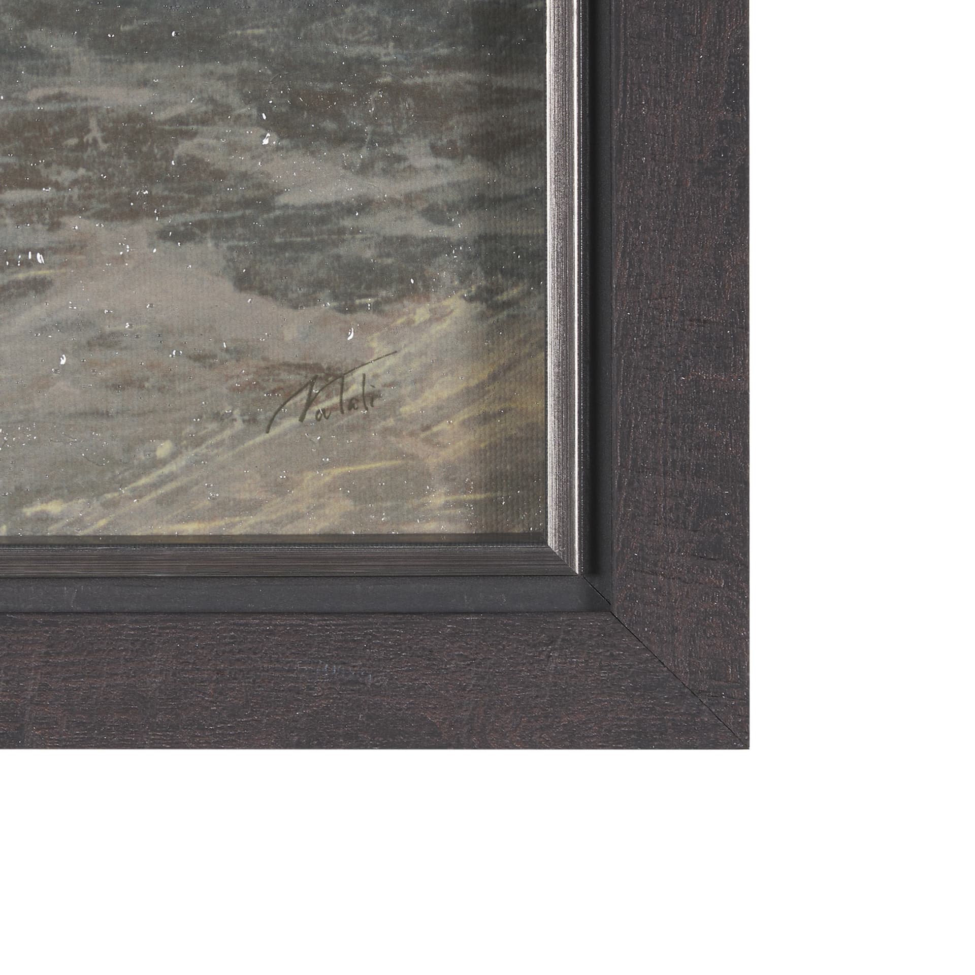 Cloudy Day I by Mercana Studio a Hand Embellished Textured Framed Art Print — product photograph