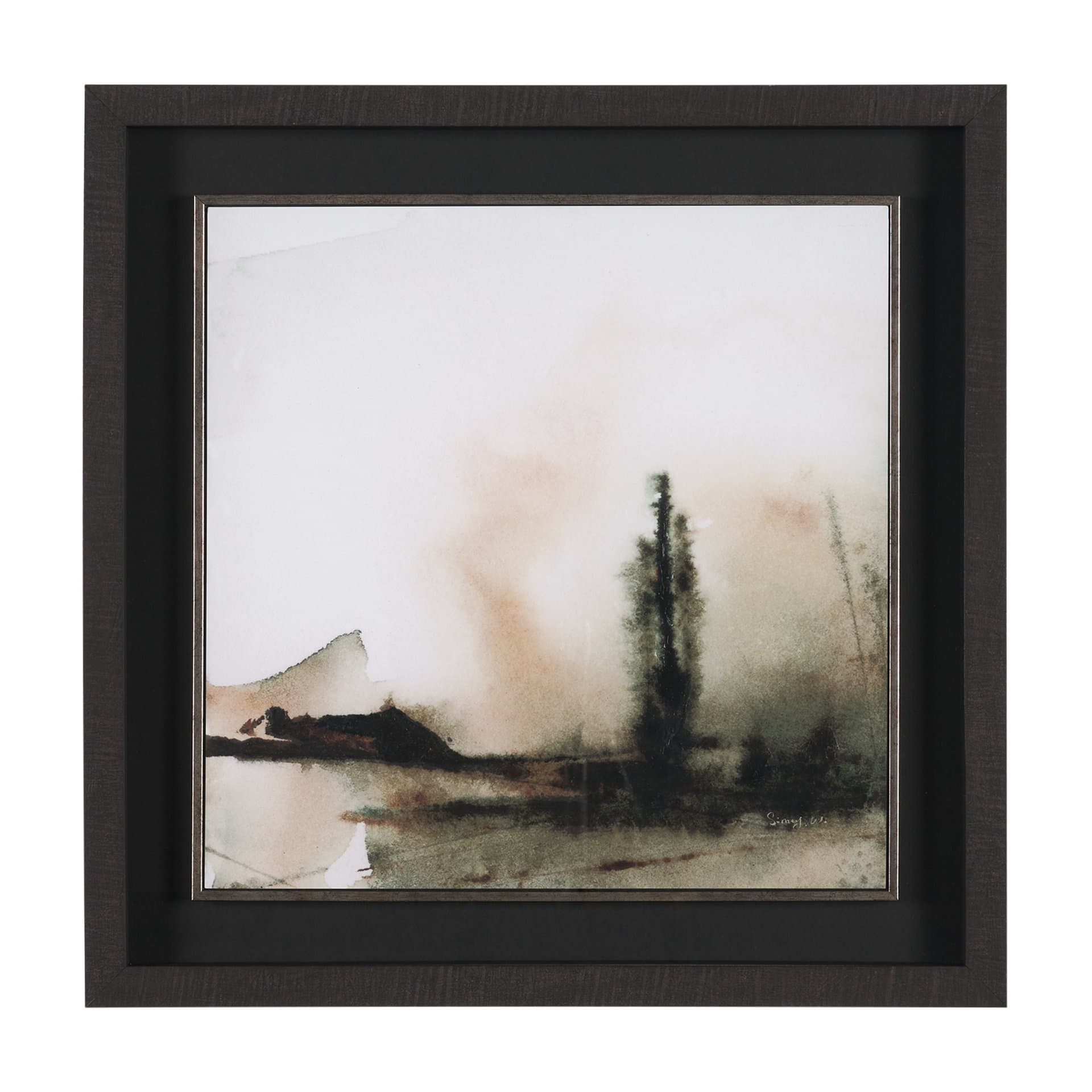 Watercolor Dreamscape I by Mercana Studio a Hand Embellished Framed Watercolor Art Print under Glass — product photograph