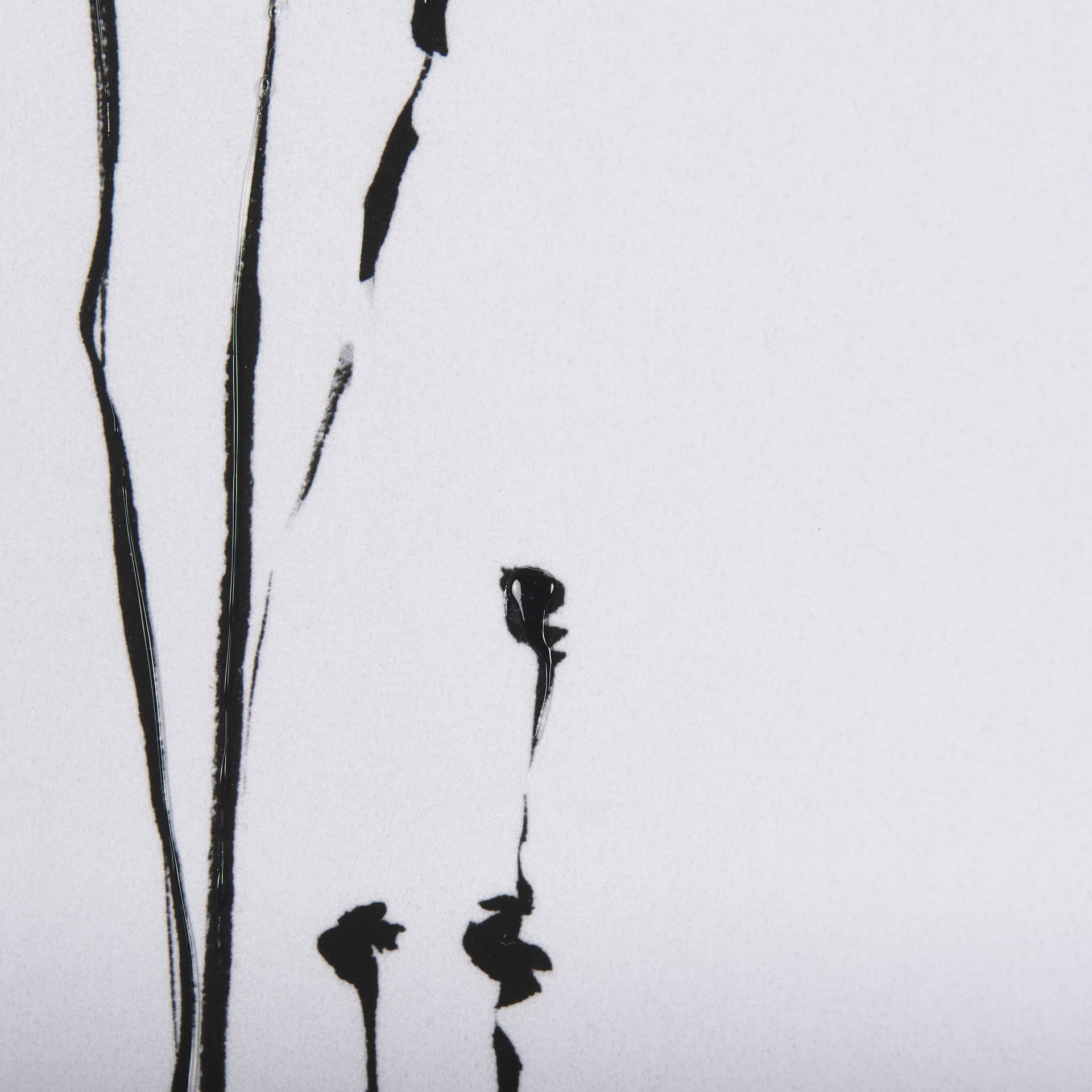 Organic Line Drawing I by Mercana Studio Hand Embellished Framed Art Print Matted under Glass — product photograph