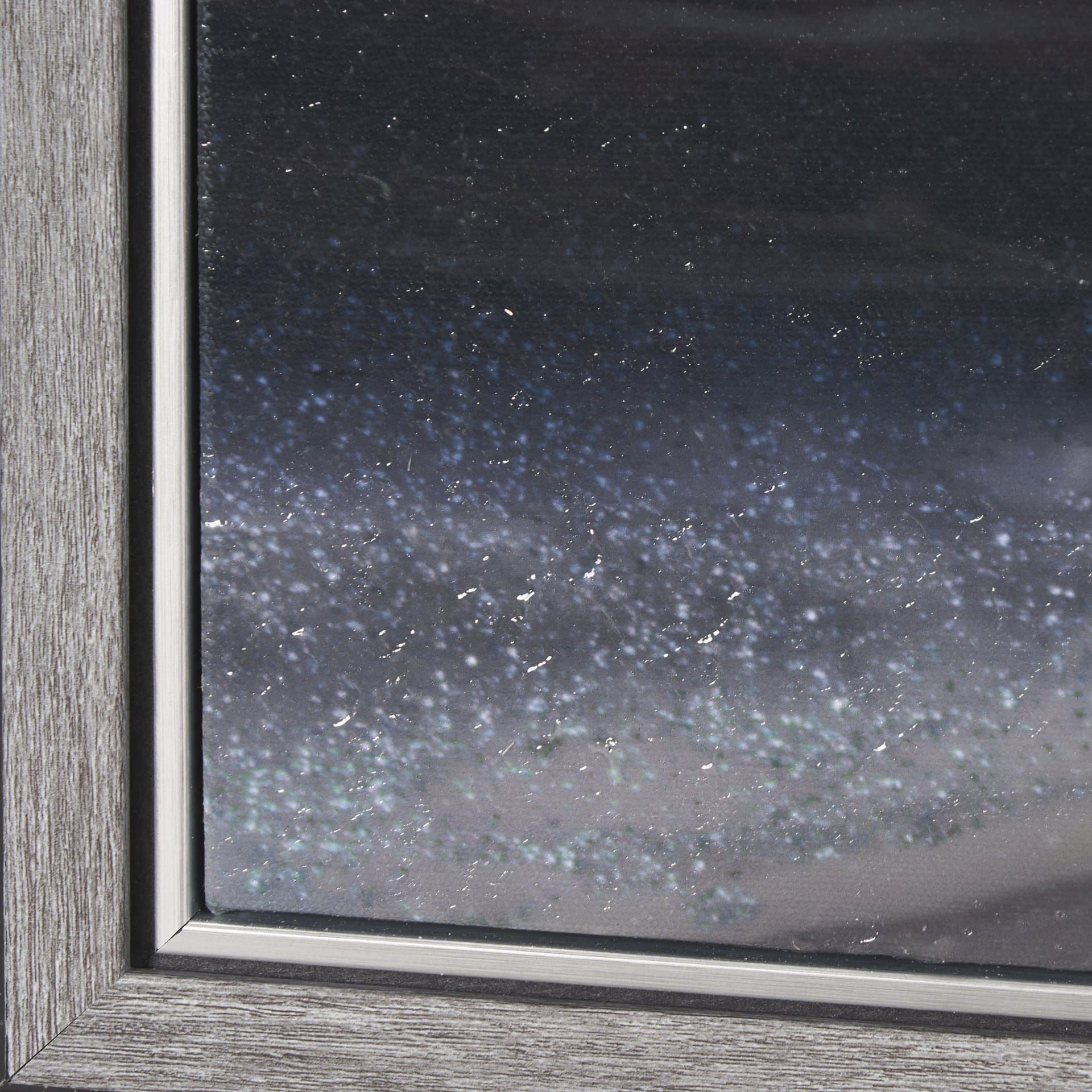 Storm Surge IV by Mercana Studio a Hand Embellished Textured Framed Canvas — product photograph
