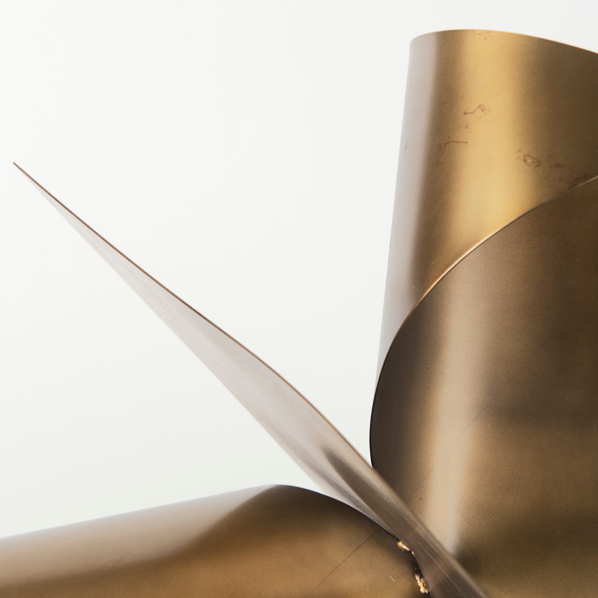 Francesca 18.1L x 18.1W x 18.1H Antique Gold Metal Sculptural Decorative Object — product photograph