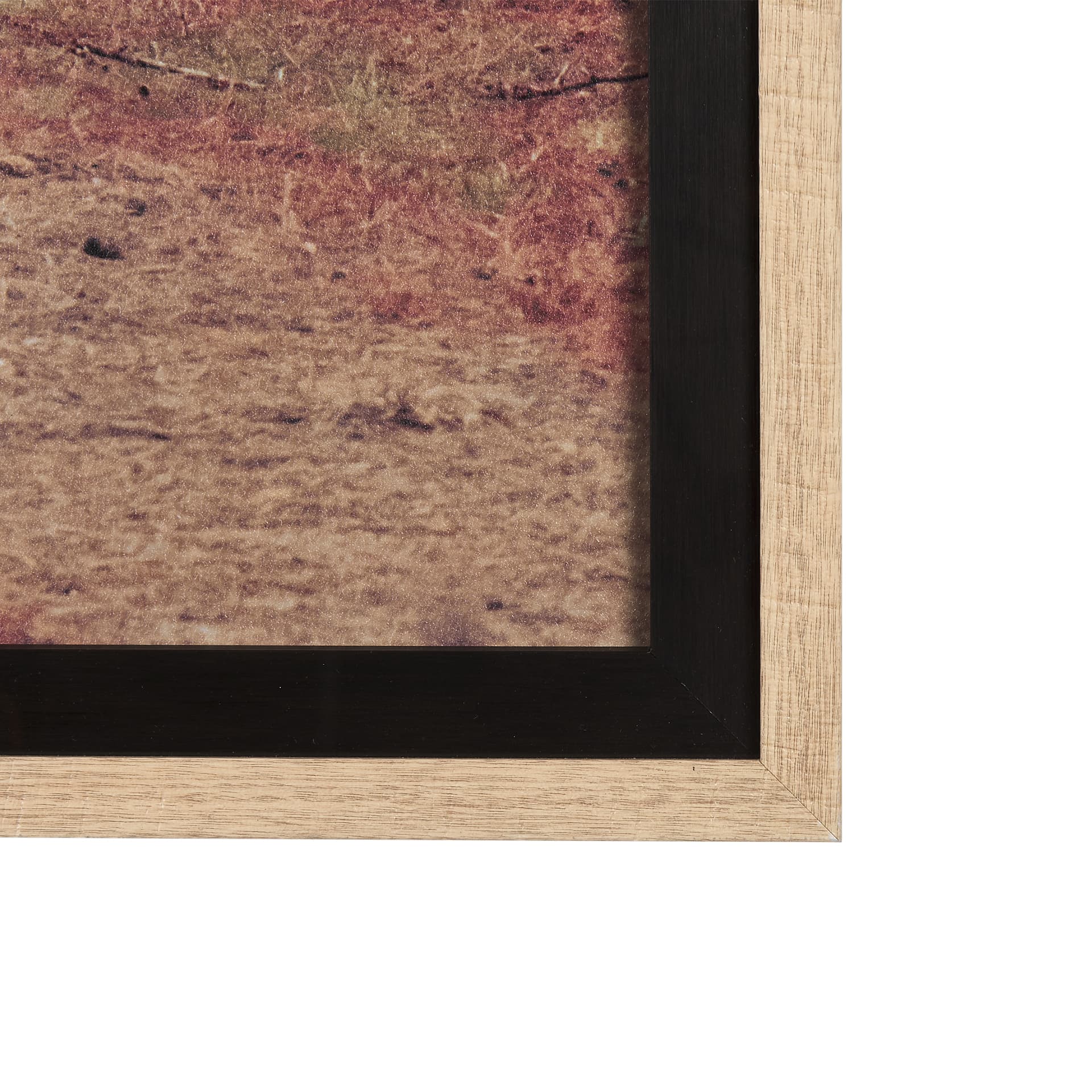 Forest Crossing by Mercana Studio a Hand Embellished Textured Framed Photo Art Print Matted under Gl — product photograph