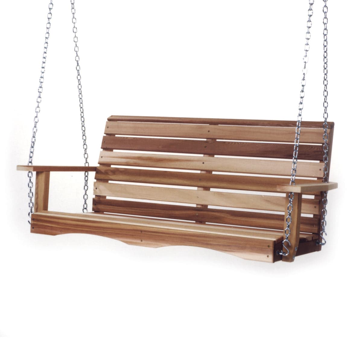 4-Ft Cedar Porch Swing — product photograph
