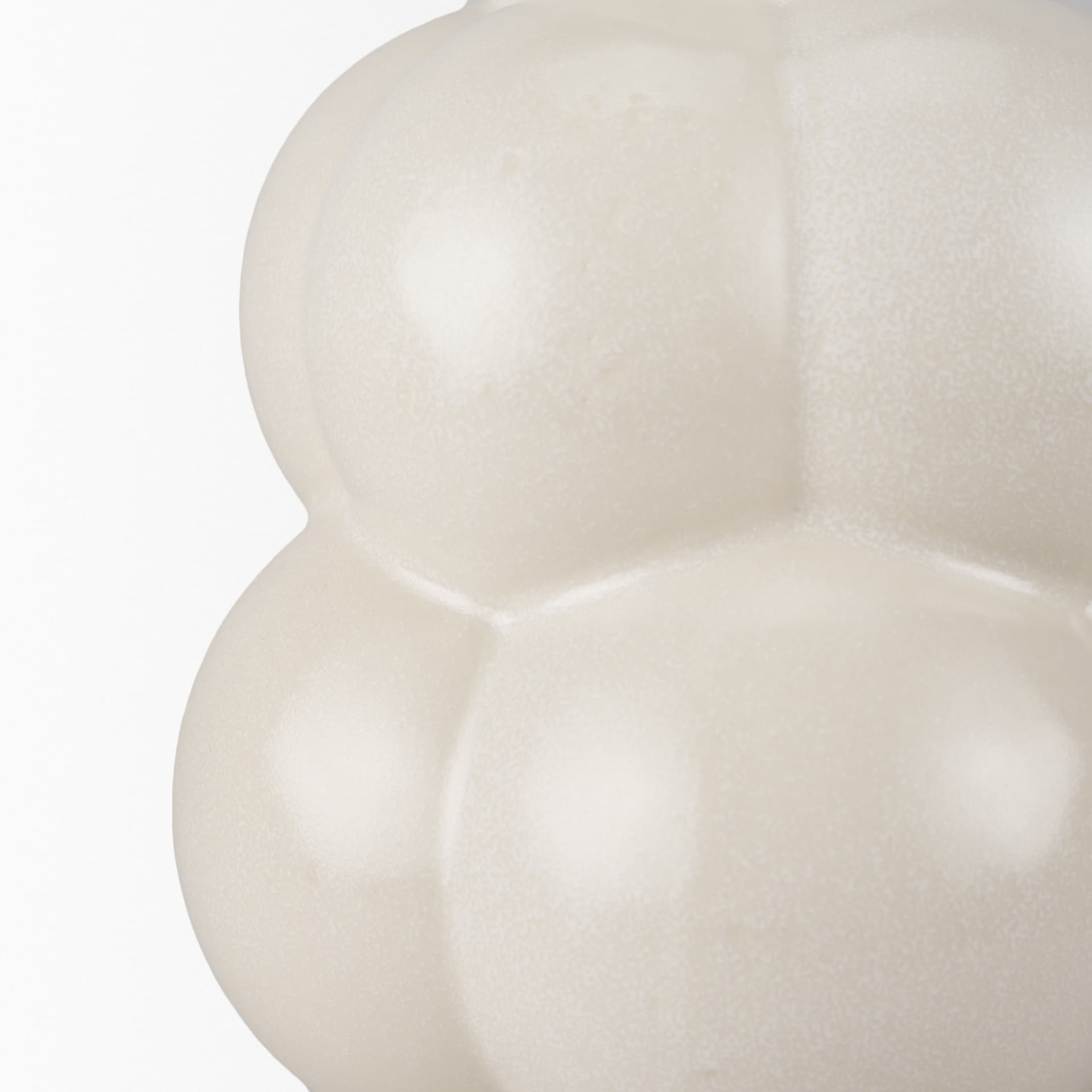 Ulvi Cream Glazed Bubble Ceramic Vase — product photograph