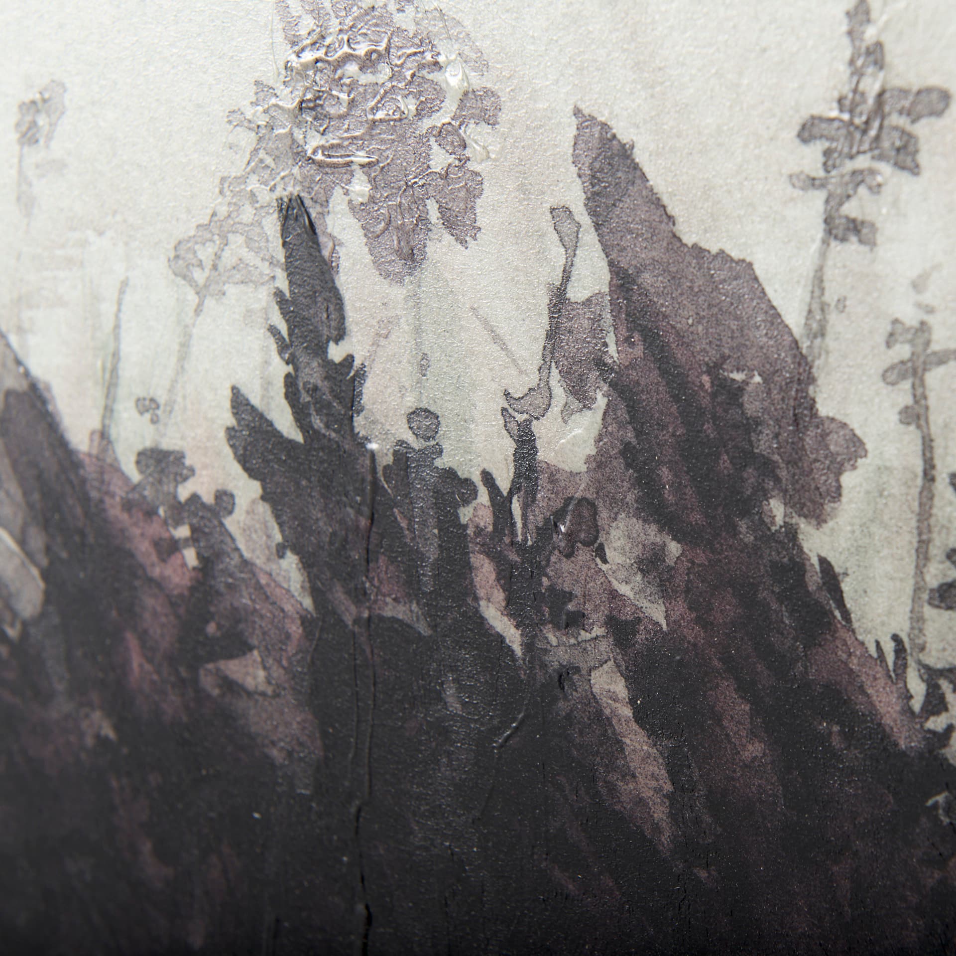Moon Sets, Sun Rises by Mercana Studio a Hand Embellished Textured Framed Art Print — product photograph