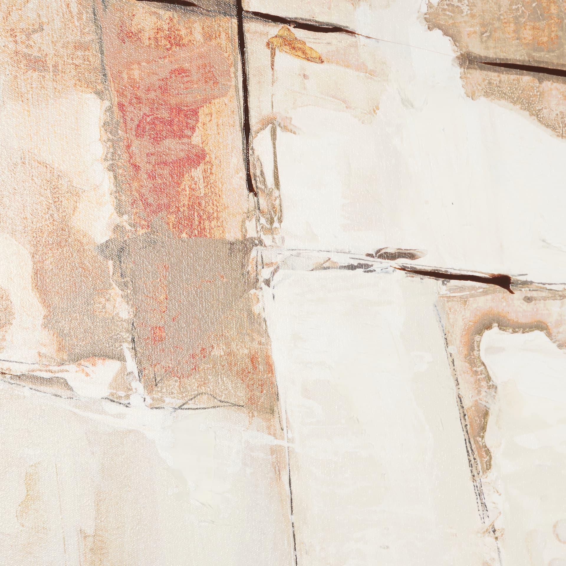Shale I by Mercana Studio Hand-Embellished Textured Framed Canvas Artwork — product photograph