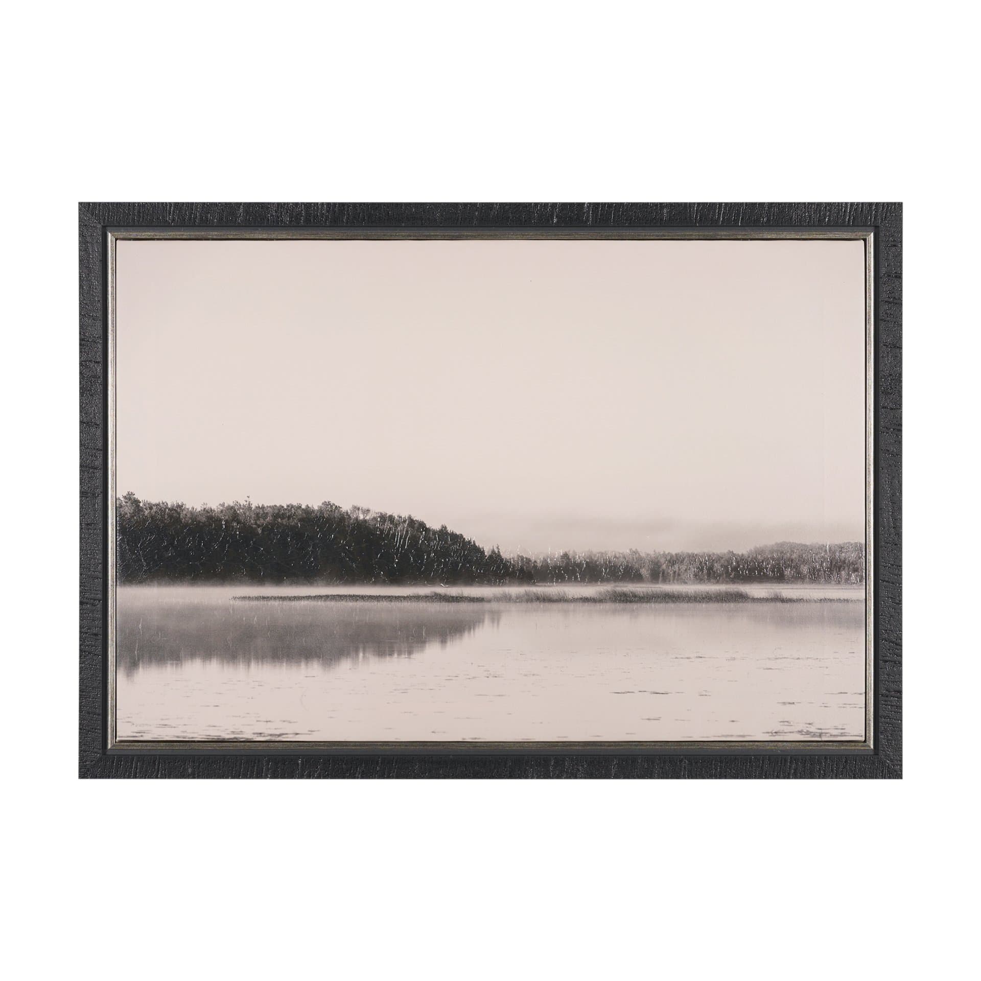 Waterway Wonder by Mike Toy Hand-Embellished Textured Framed Canvas Photo Print — product photograph