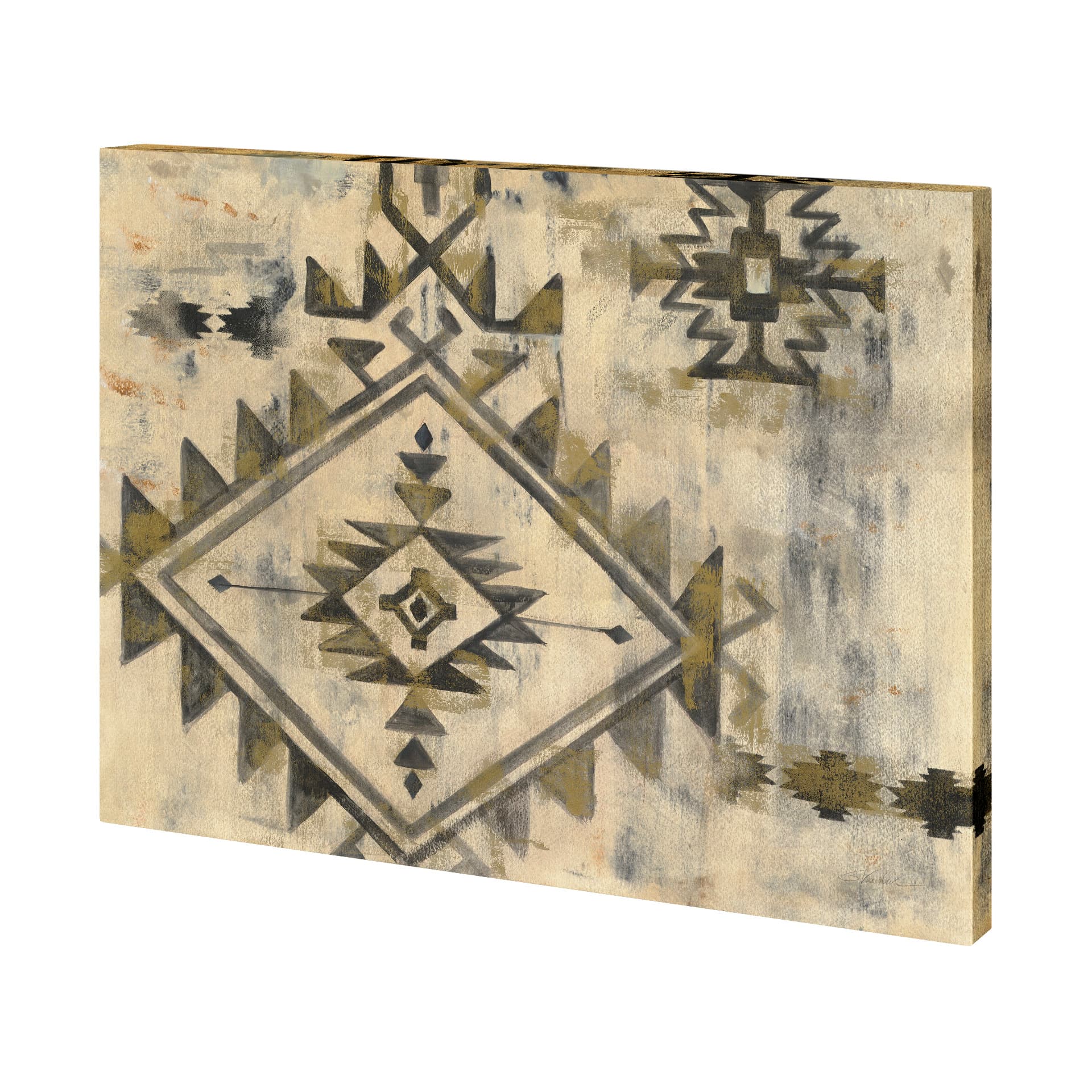 Southwest Design VI by Mercana Studio a Hand Embellished Textured Canvas — product photograph