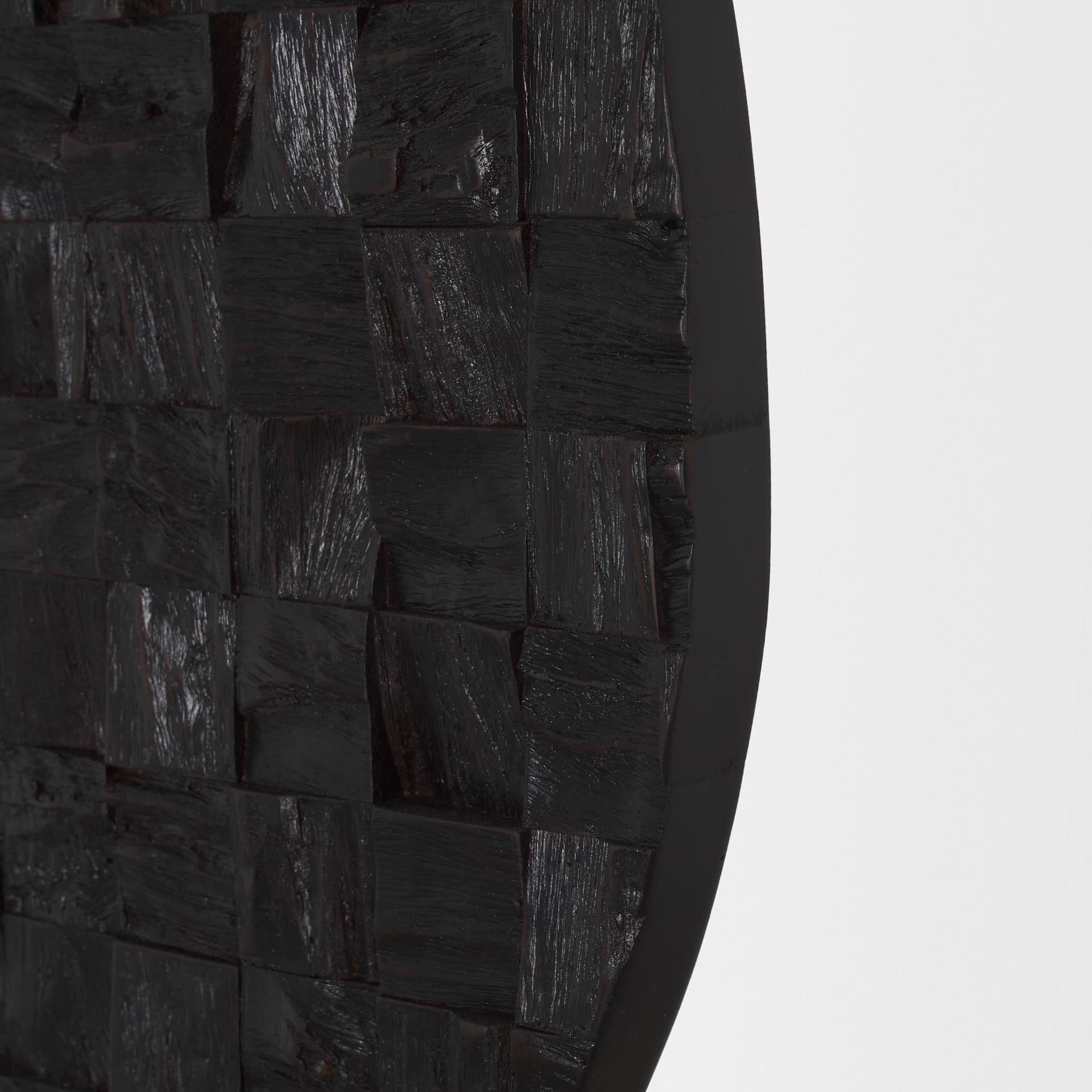 Into the Abyss I Dark Brown Wood 32" Wall Decor — product photograph