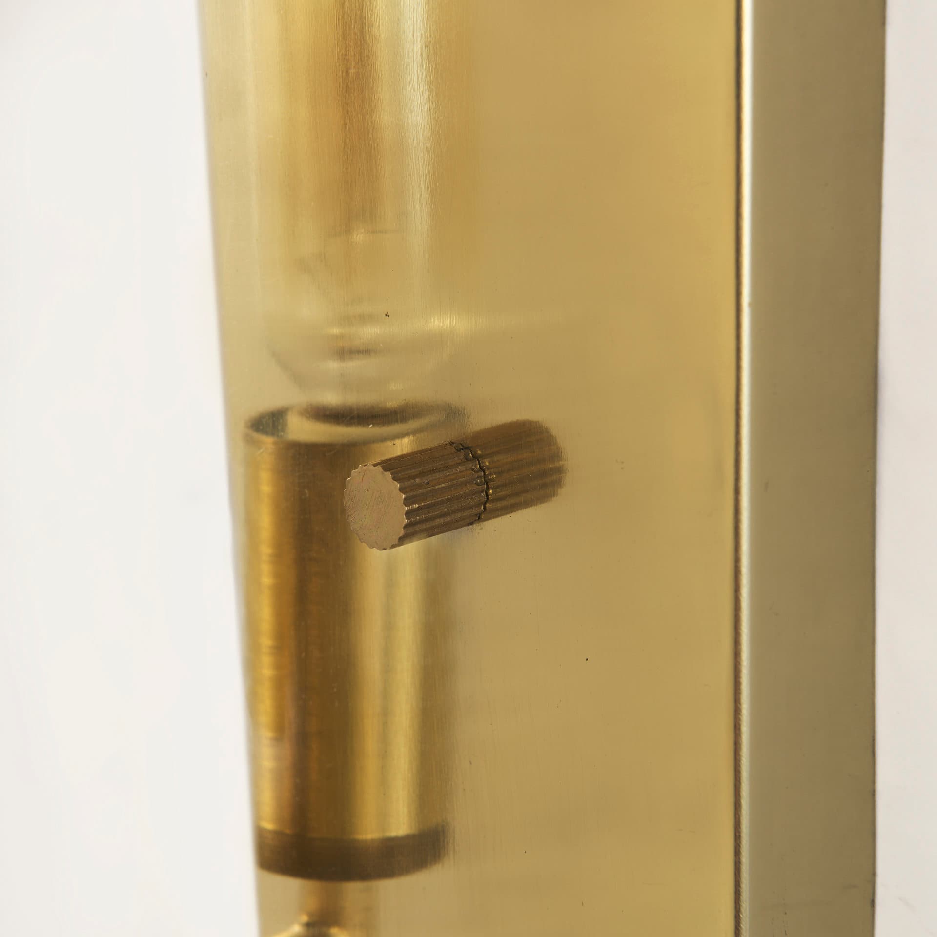 Stein 5L x 6W Gold W/ White Marble Shade Wall Sconce — product photograph