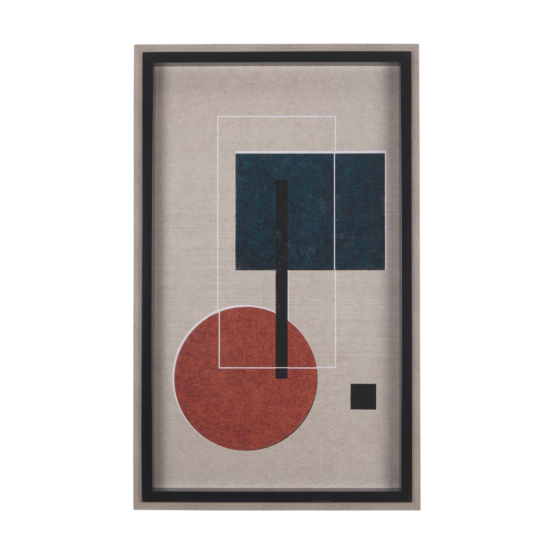 Variants I by Mercana Studio a Hand Embellished Textured Framed Art Print — product photograph