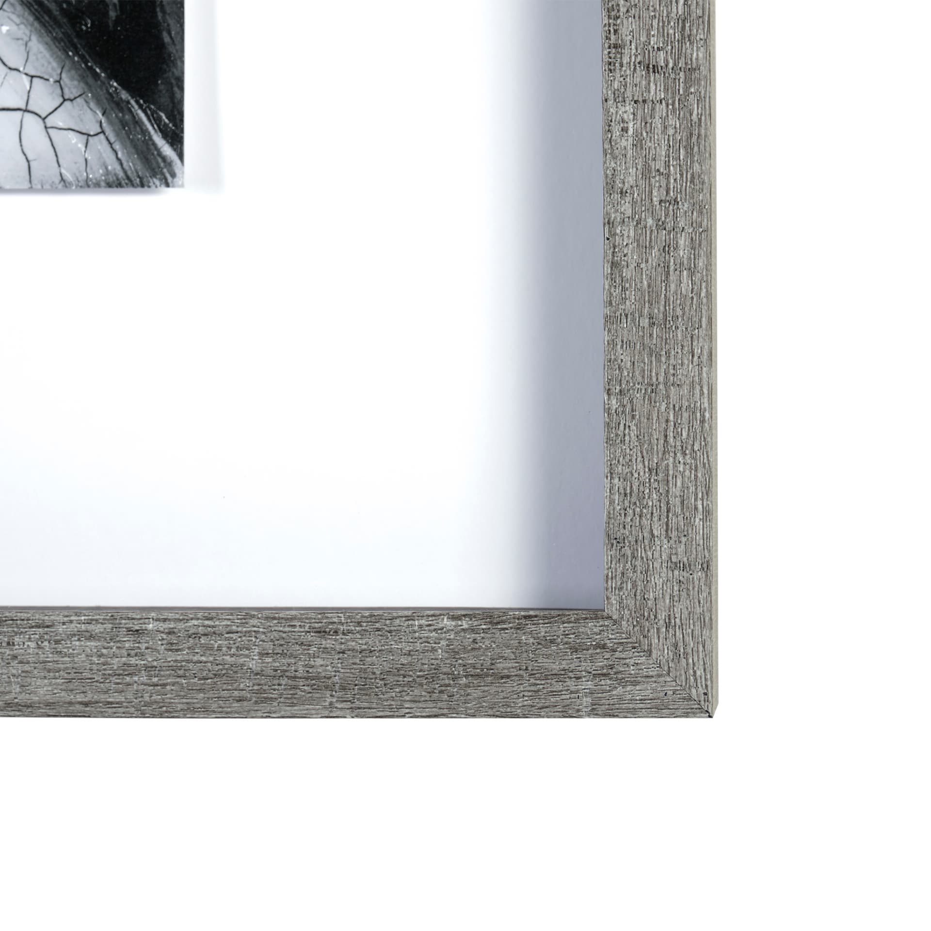 Ying (Black) by Mercana Studio a Hand Embellished Textured Framed Art Print Matted under Glass — product photograph